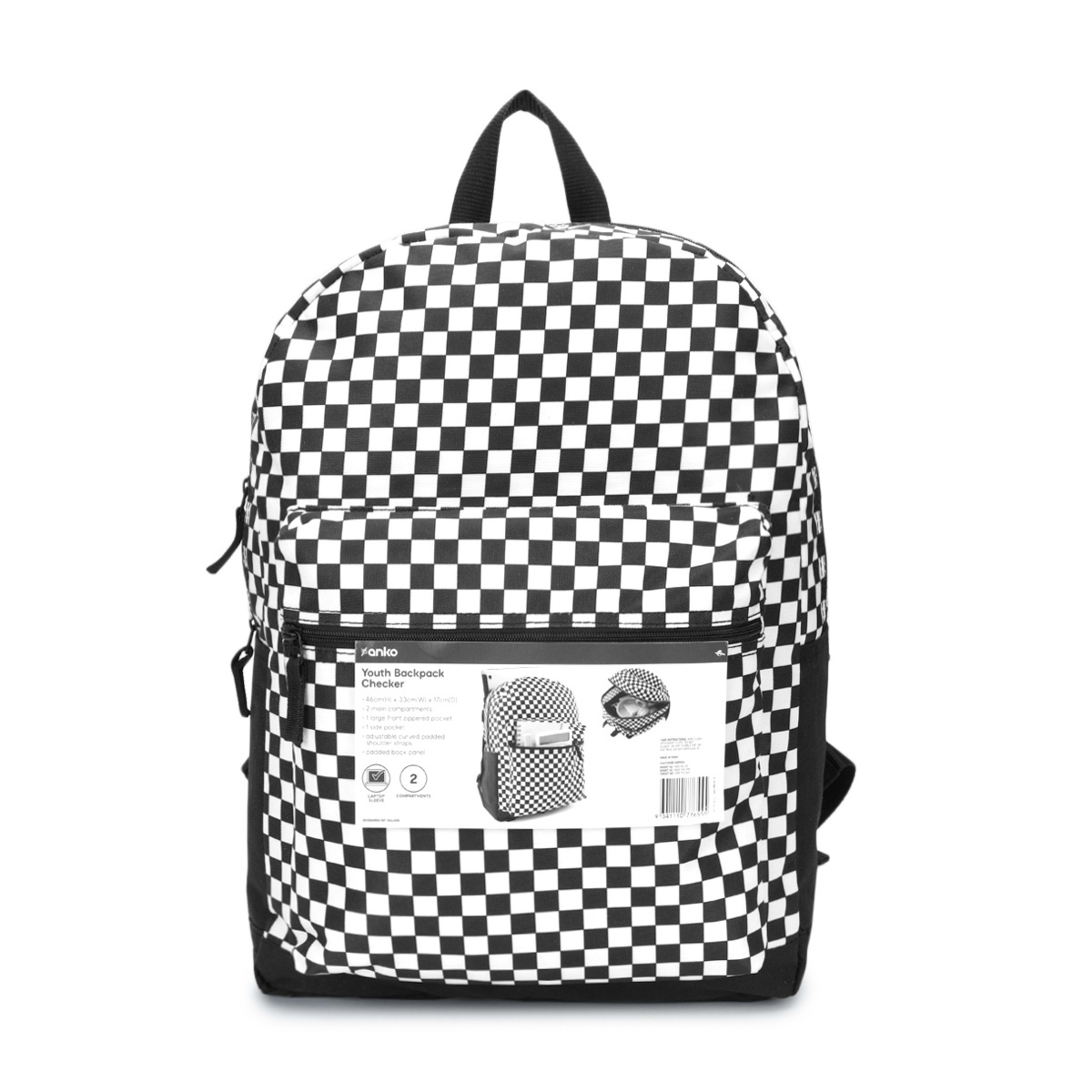 9 24L Youth Backpack - Checker, 9 of 9