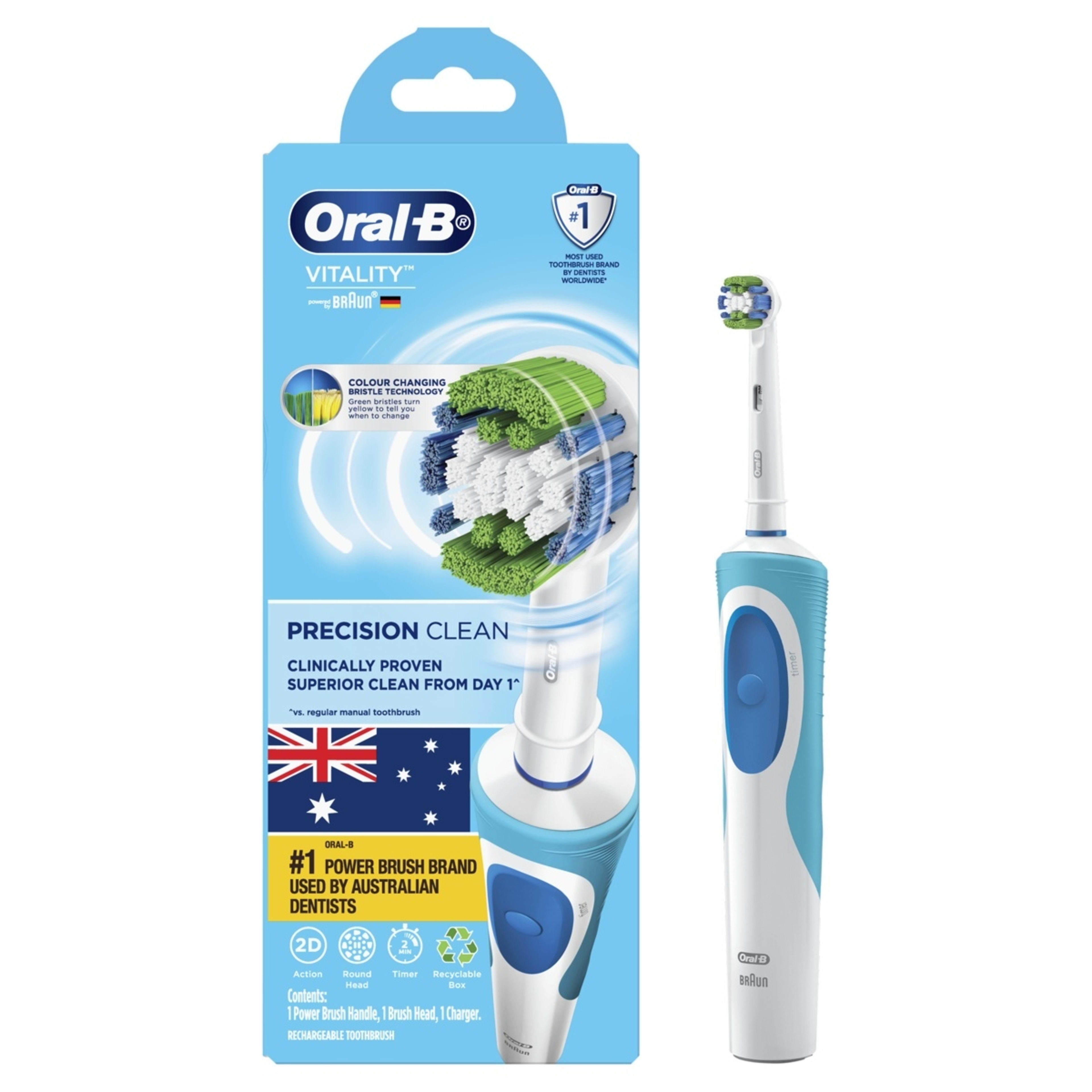 3 Oral-B Vitality Precision Clean Electric Toothbrush, 3 of 10