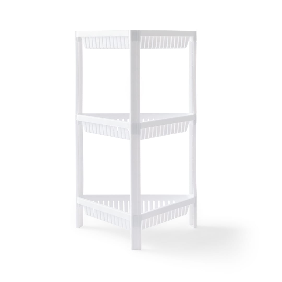 3 Tier Plastic Corner Shelf Kmart