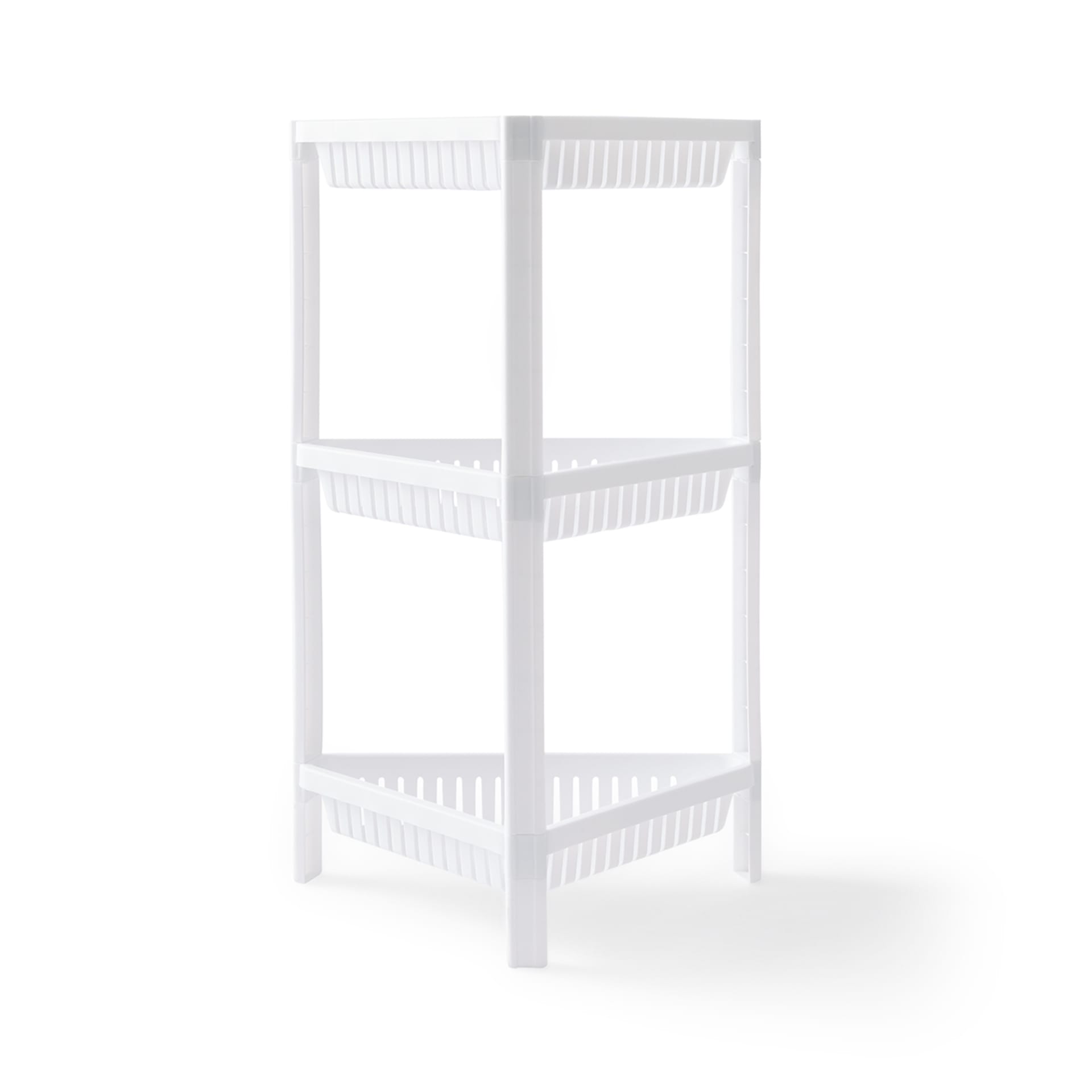 3 Tier Plastic Corner Shelf Kmart