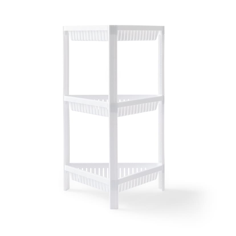 3 Tier Plastic Corner Shelf Kmart