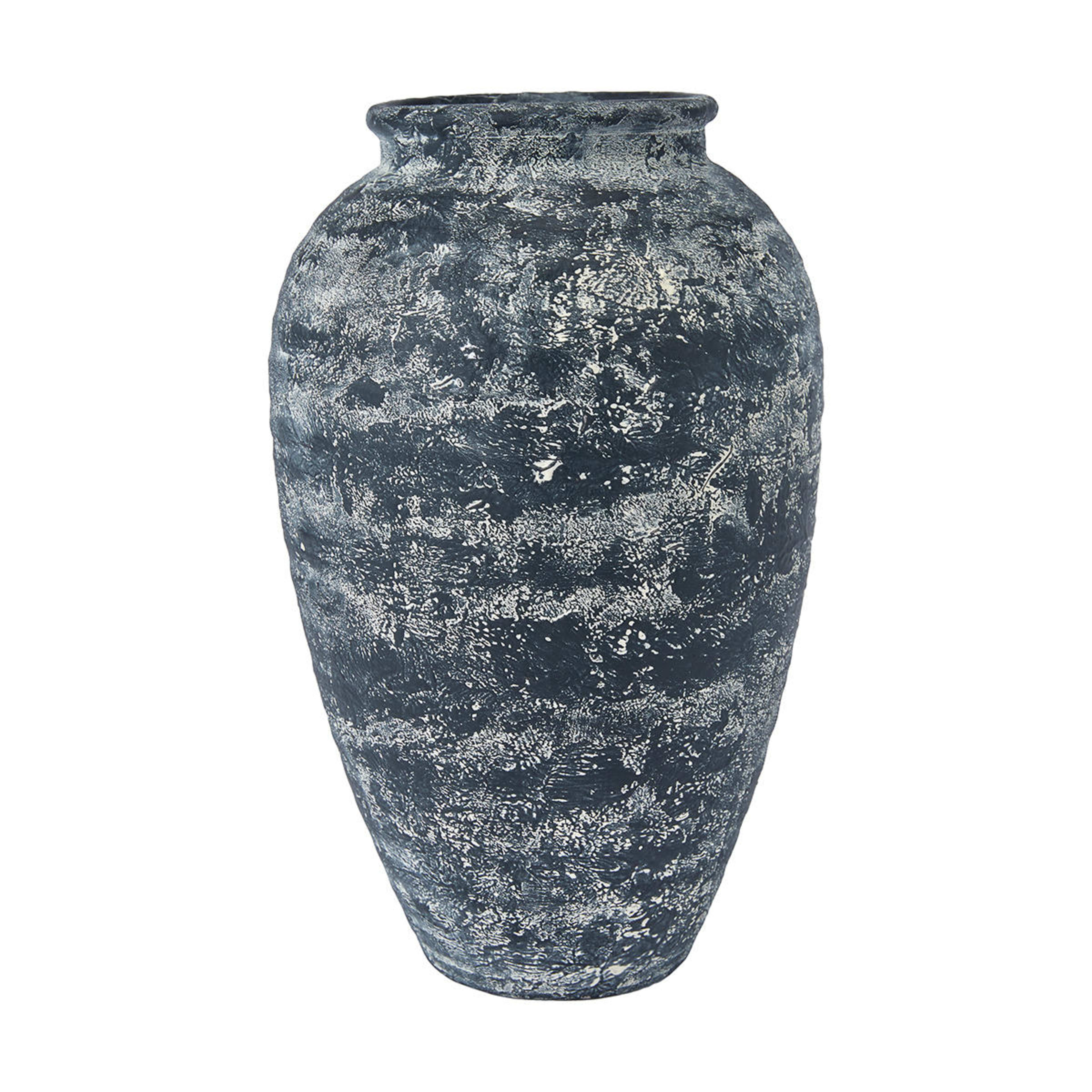 Black Textured Vase Kmart
