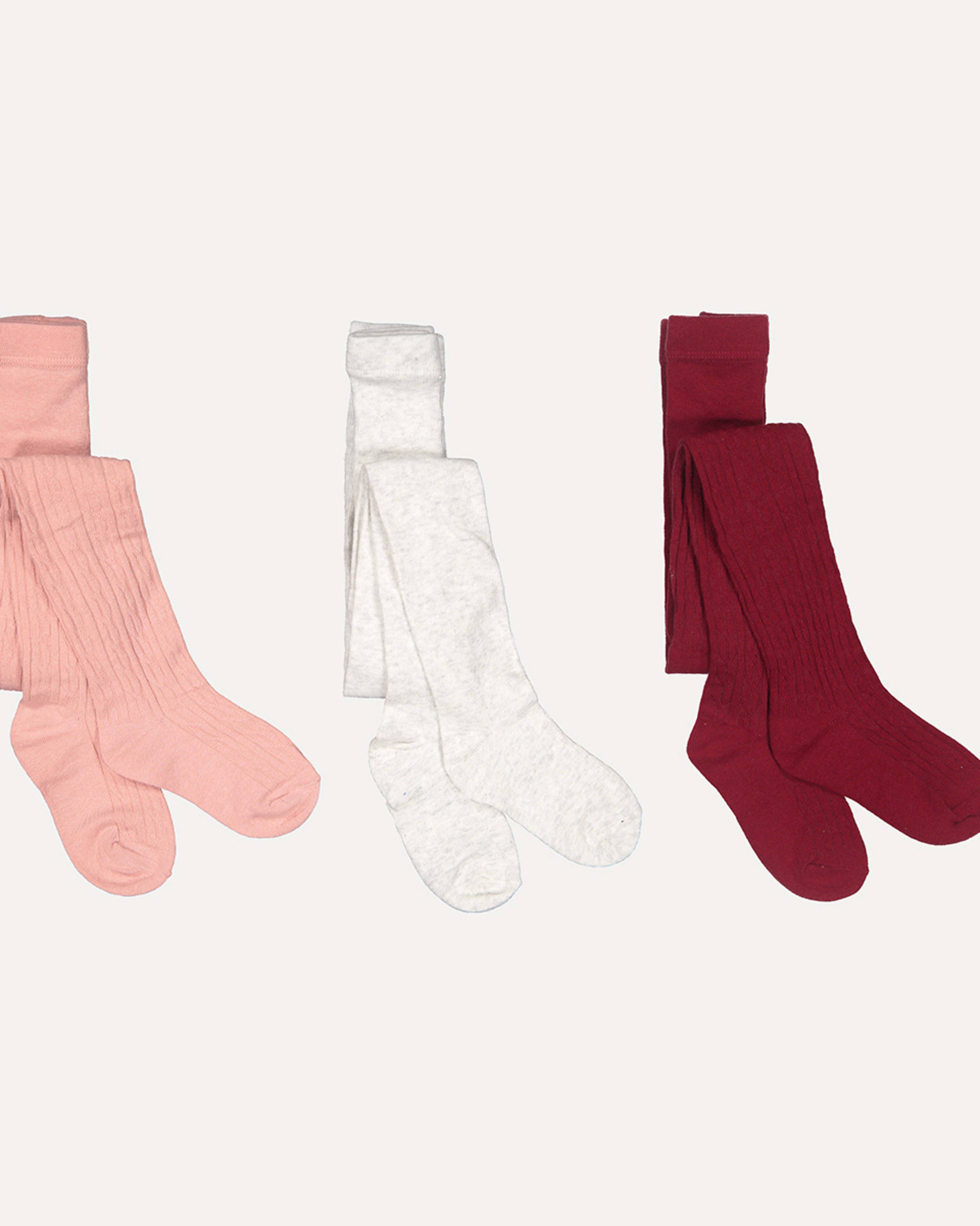 3 Pack Cotton Rich Rib Tights Kmart