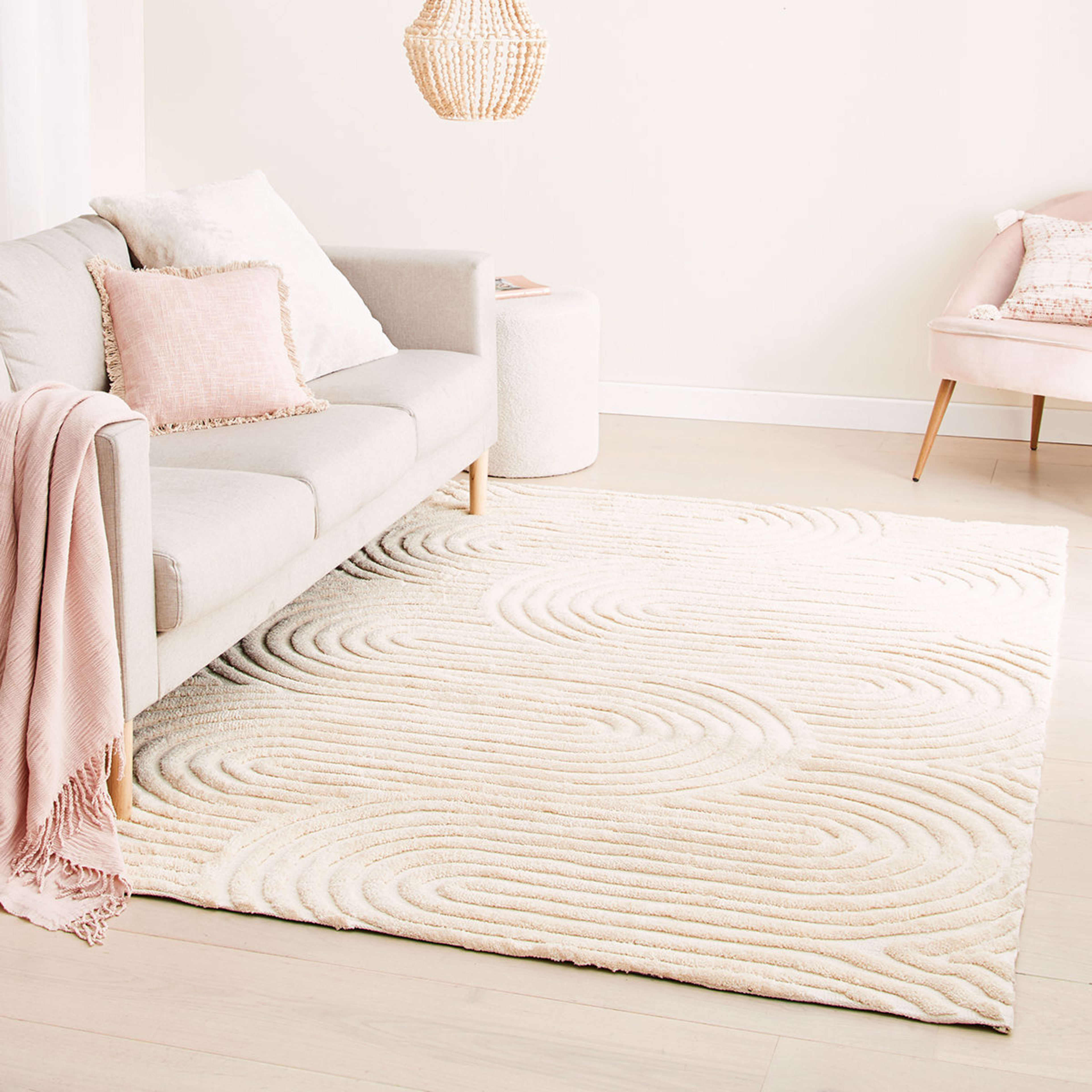 Arch Rug Cream, Extra Large 270cm x 180cm Kmart