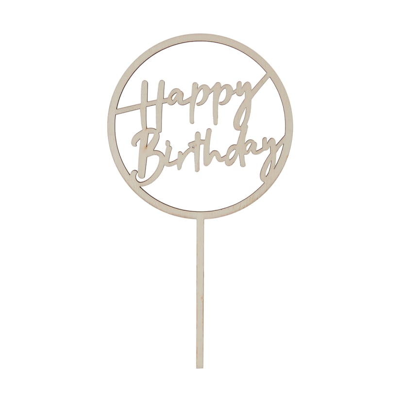 Happy Birthday Cake Topper - Kmart