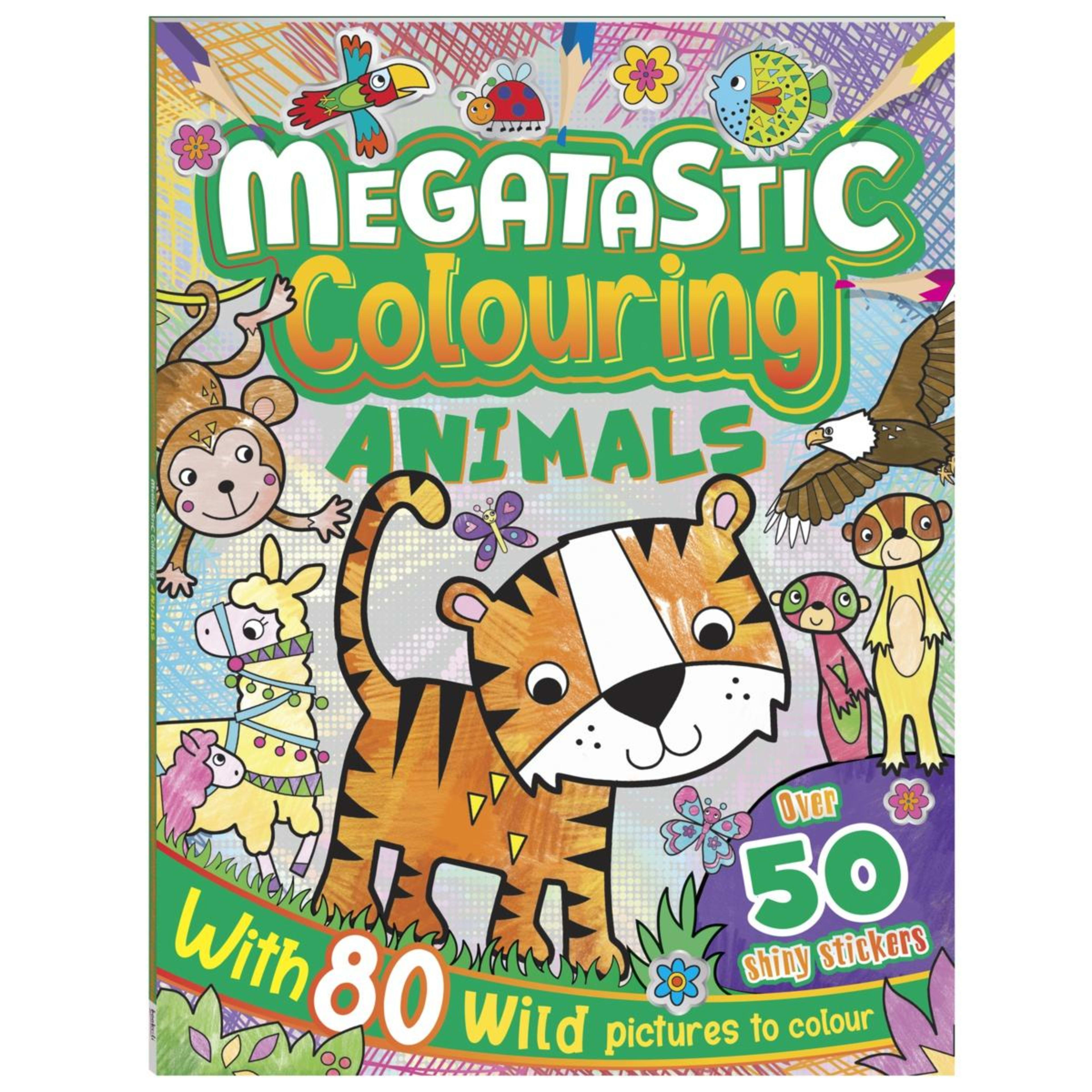 Megatastic Colouring Animals Book Kmart