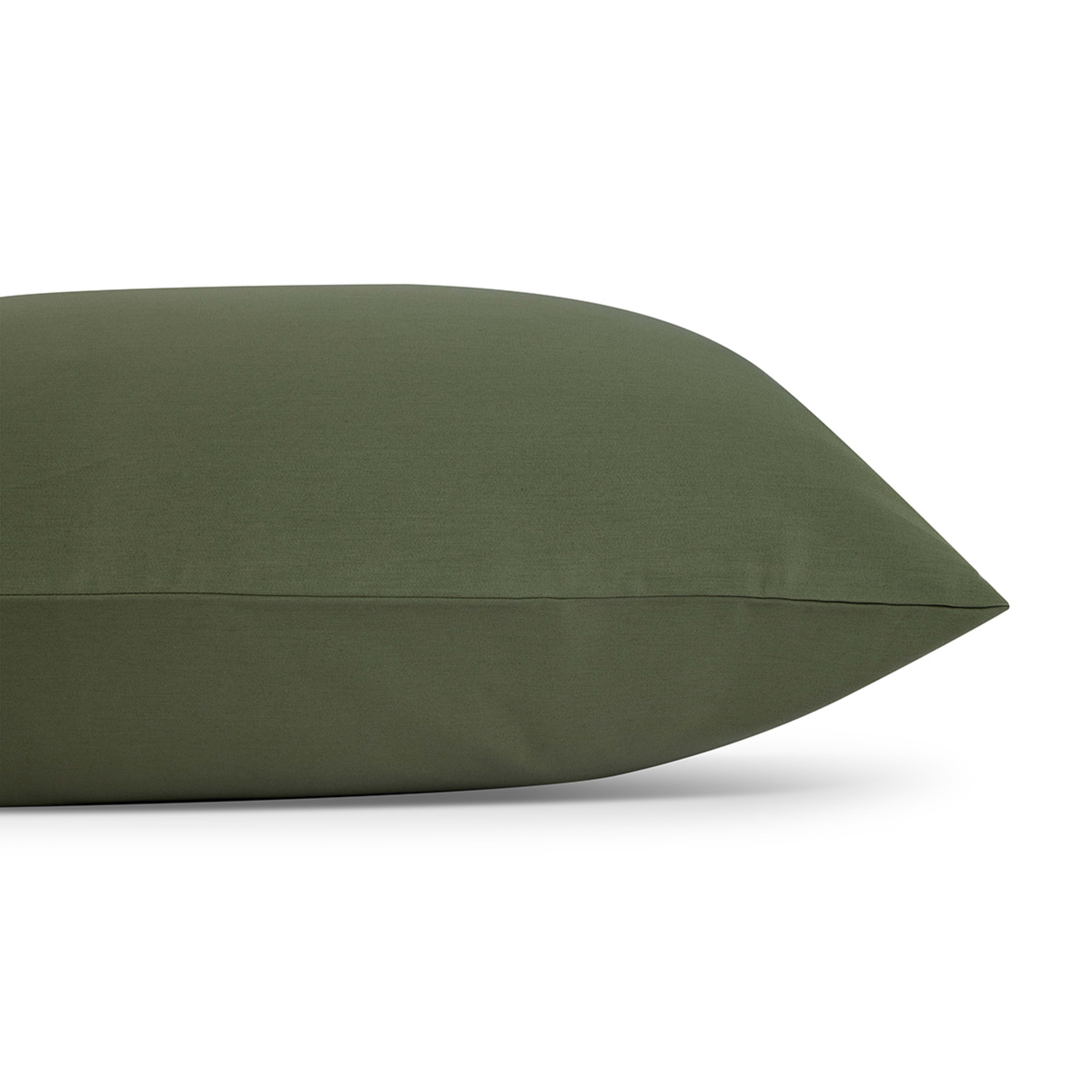 4 2 Pack 500 Thread Count Australian Grown Cotton Standard Pillowcases - Forest, 4 of 5