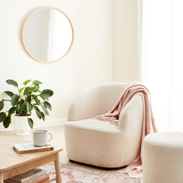 Ada Boucle Chair Kmart