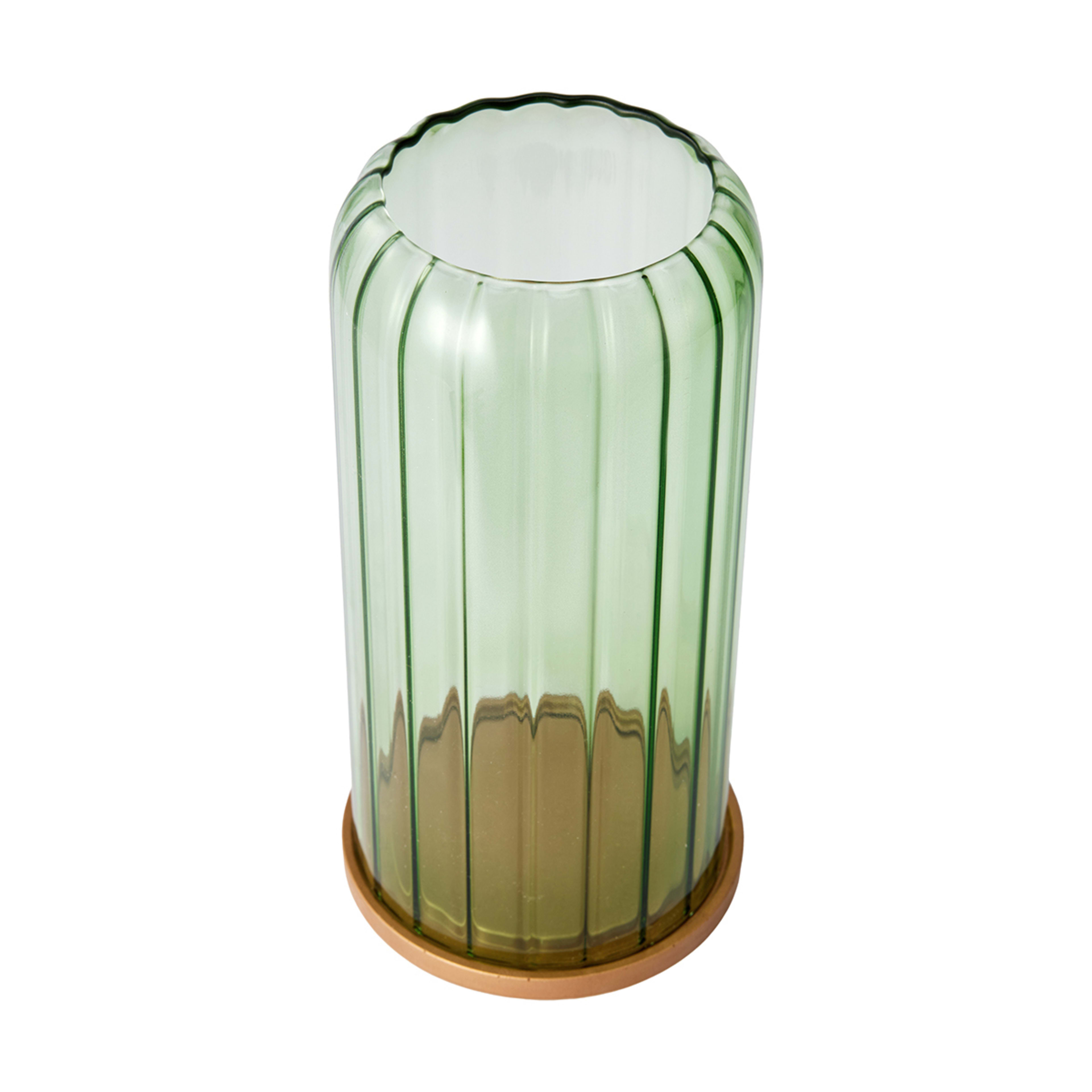 2 Tone Glass Pillar Holder Kmart