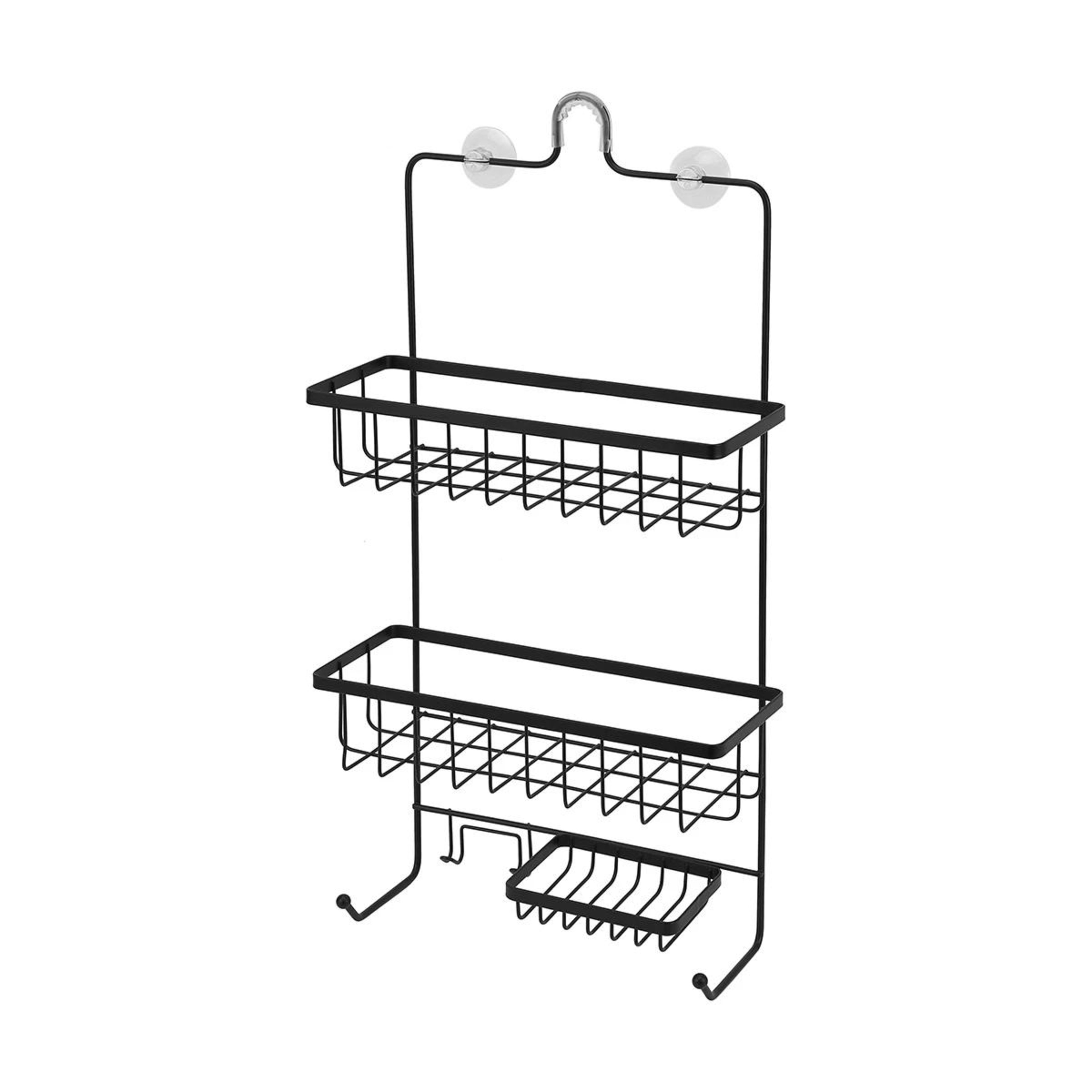 1 Black Shower Caddy