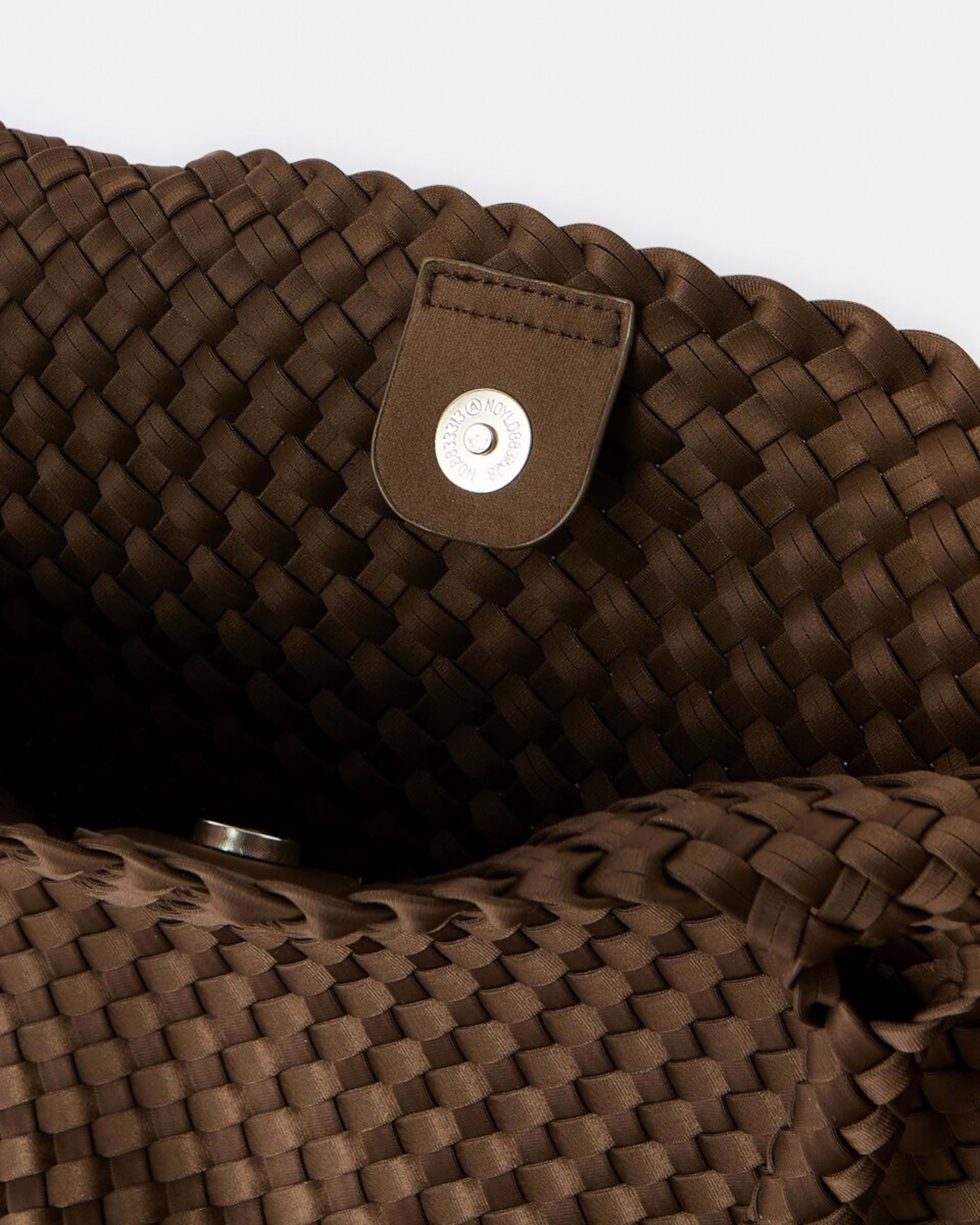 4 Weave Tote Bag Rich Mocha, 4 of 5