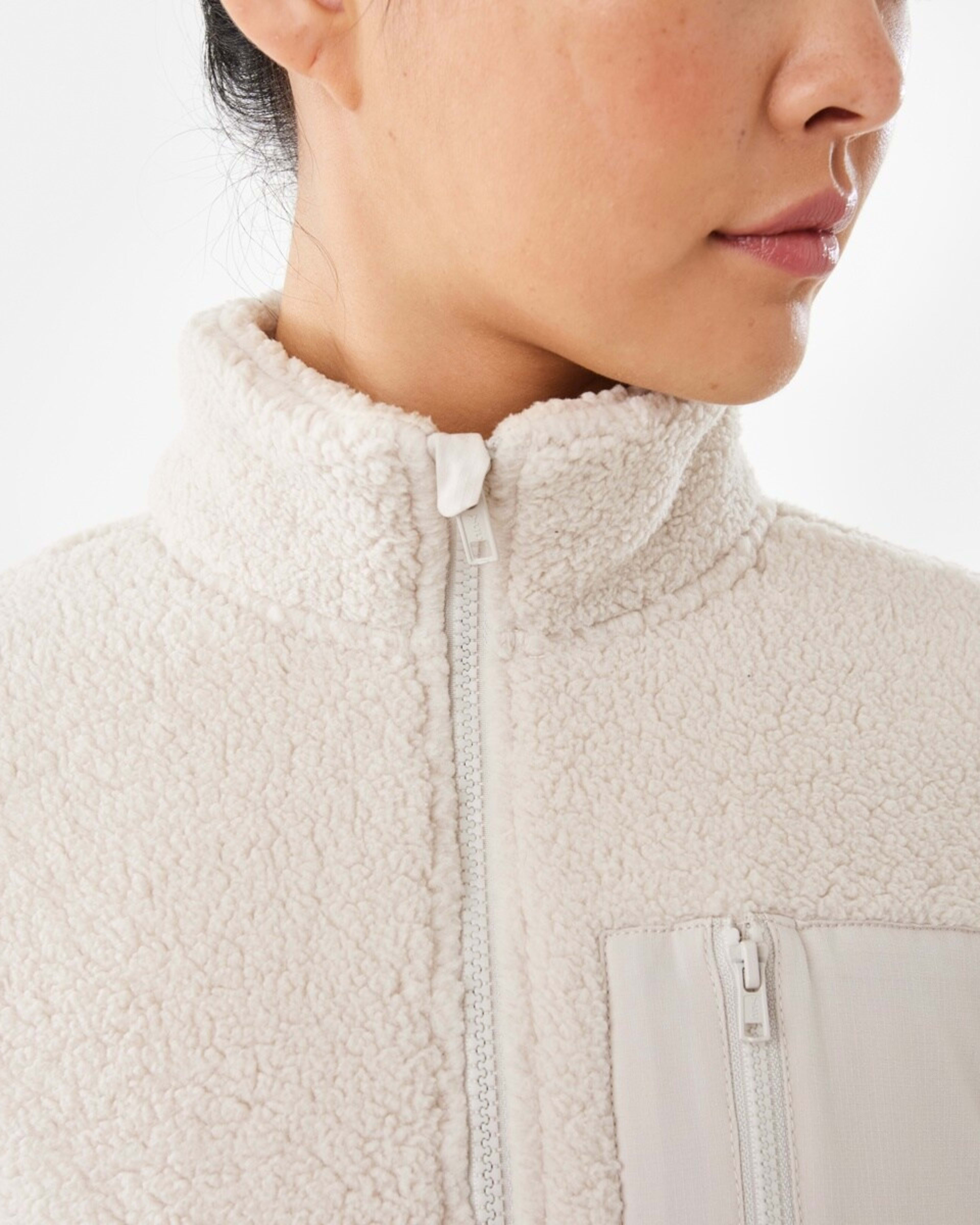 9 Everlast Womens Sherpa Jacket Cool Beige, 9 of 10