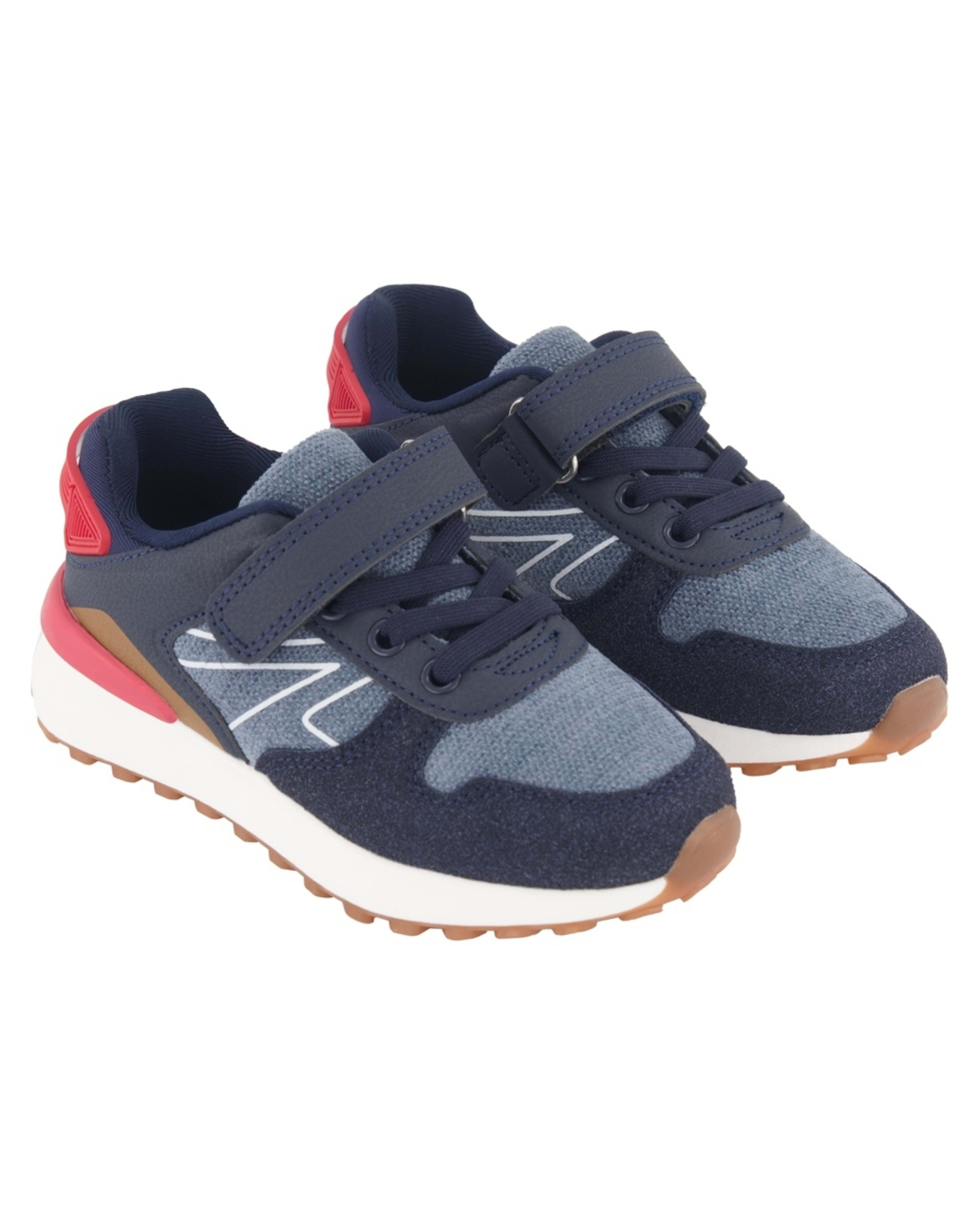 4 Junior Casual Sneakers NAVY Denim Blues, 4 of 5