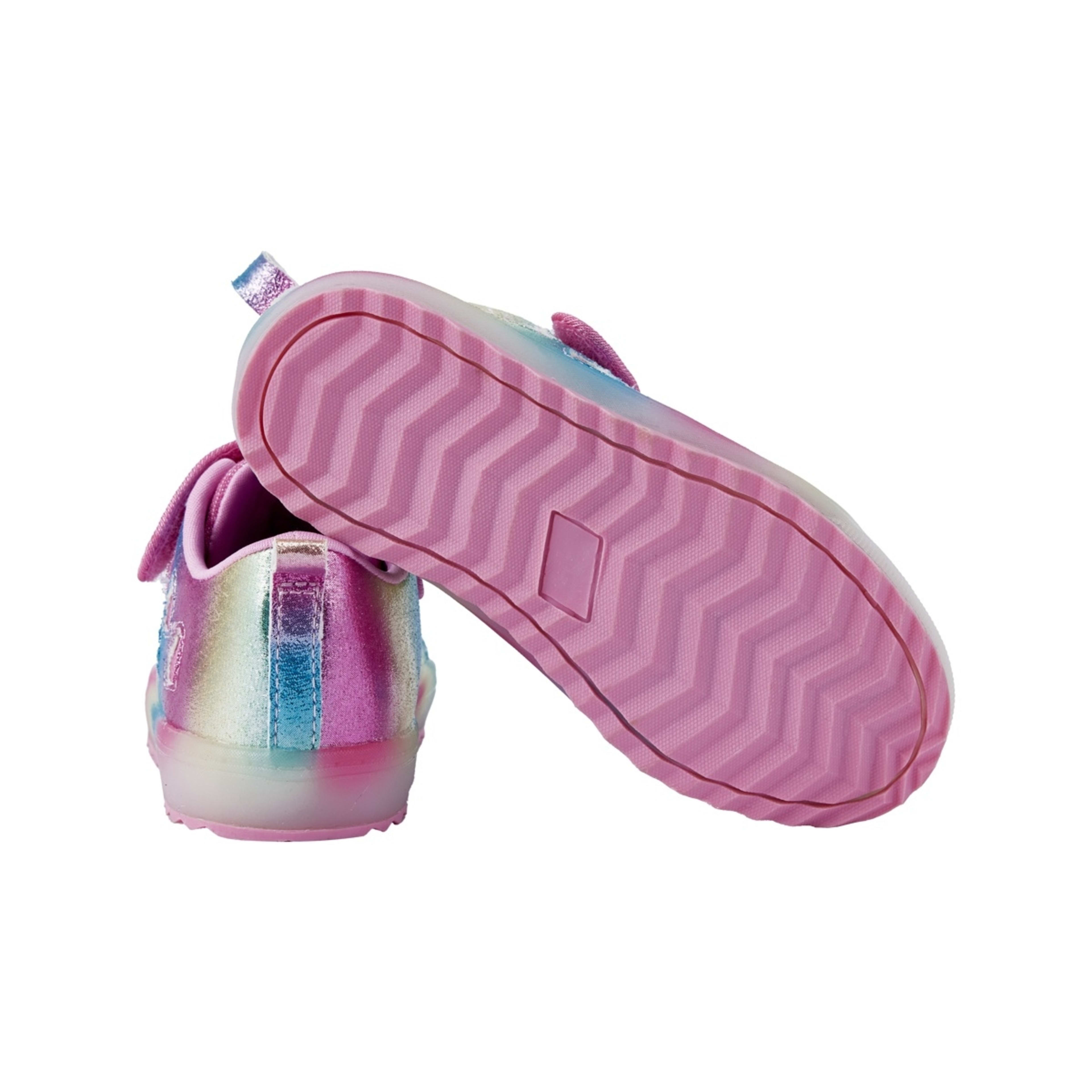 5 Junior Light-up Casual Shoes Rainbow Ombre, 5 of 6