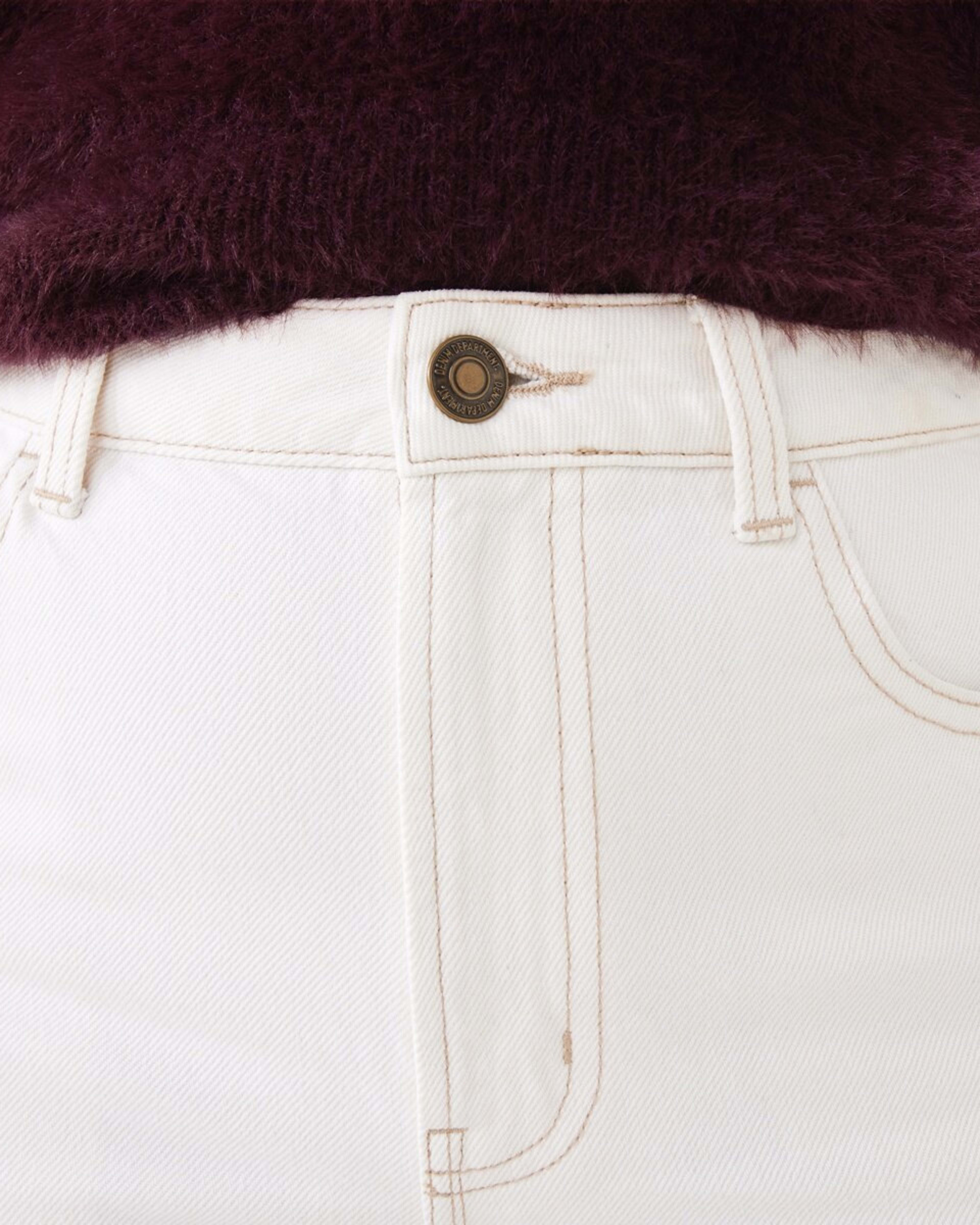 5 Cuffed Hem Jeans Ecru, 5 of 7