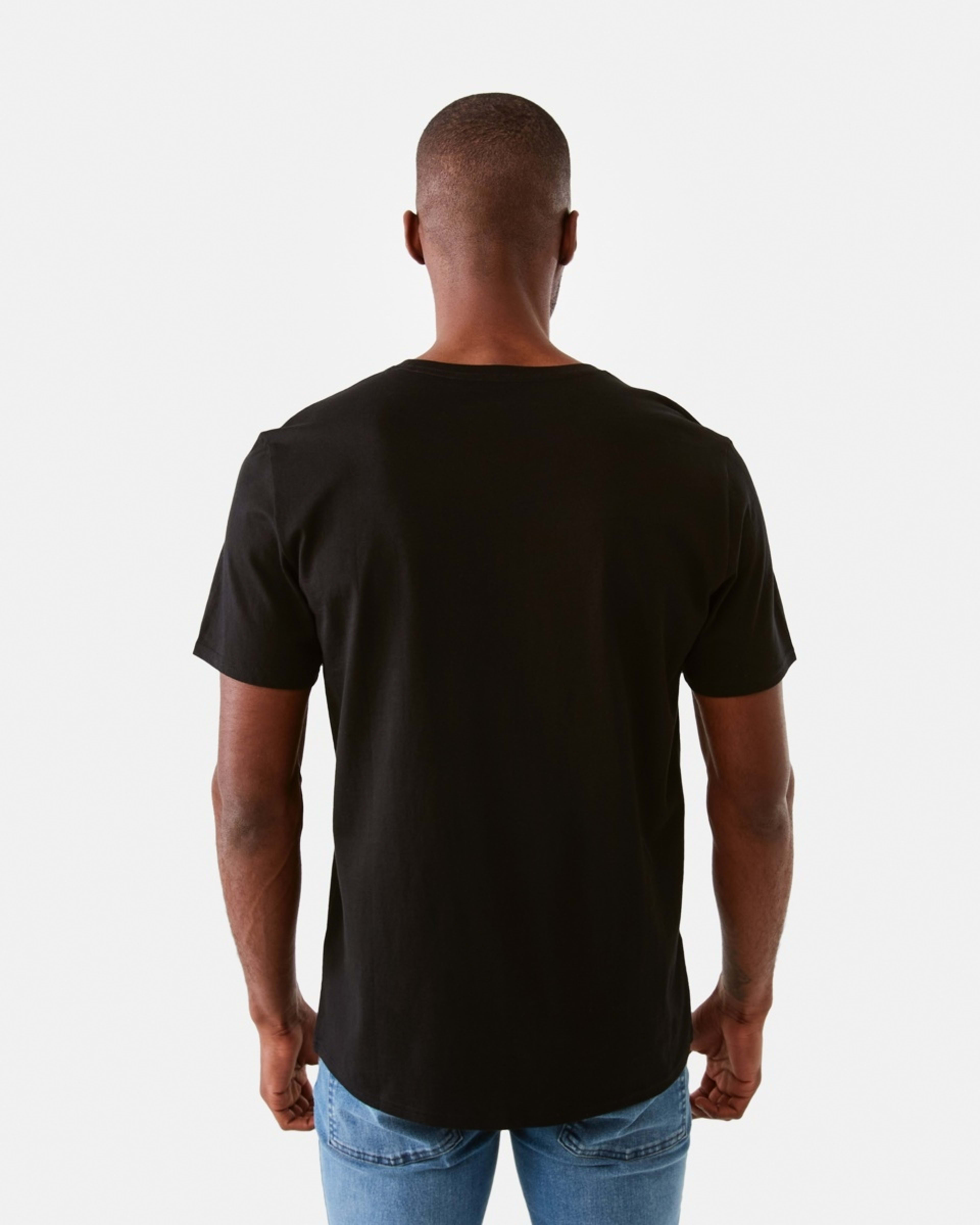 3 Printed T-shirt Black, 3 of 5