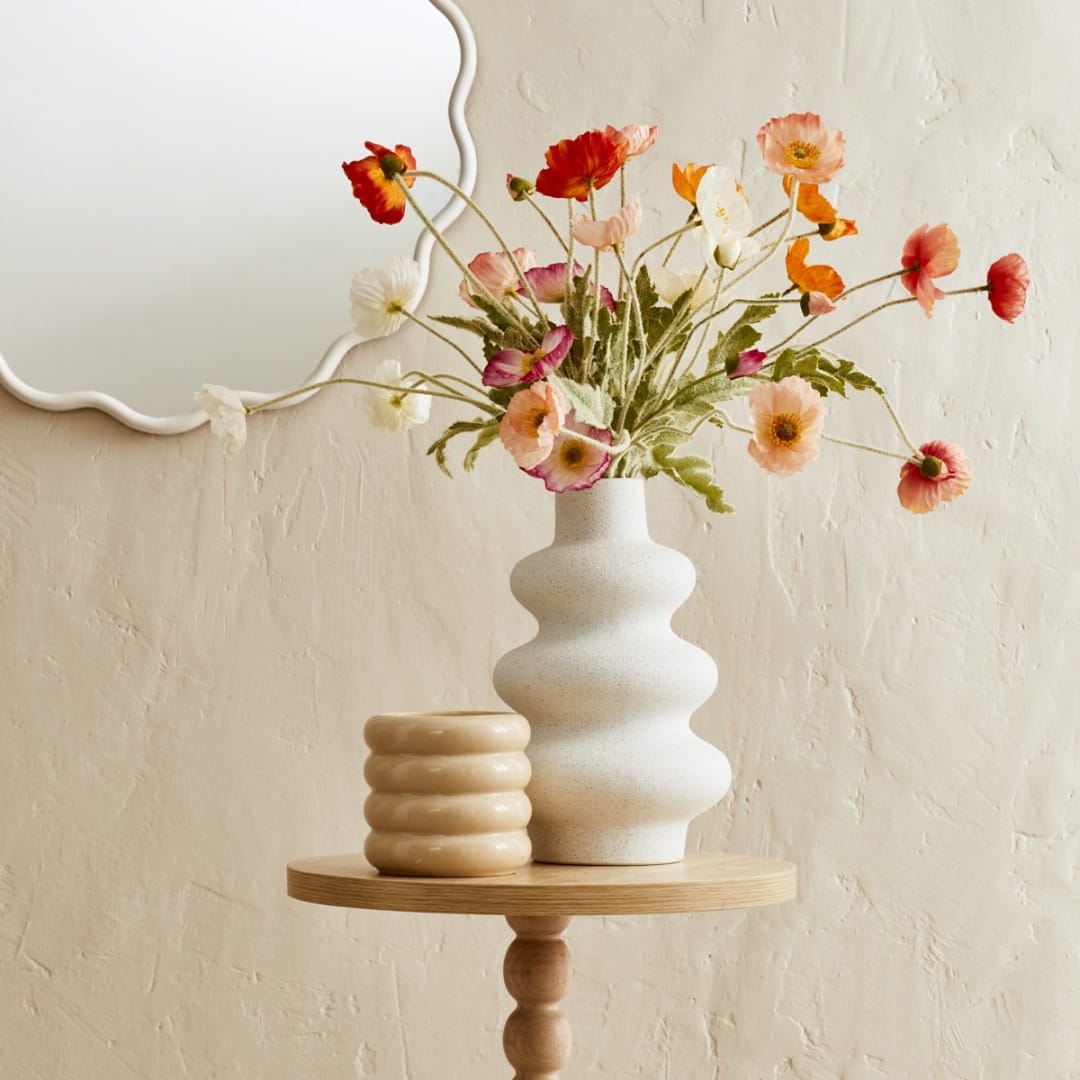 Artificial Poppies Bunch Kmart