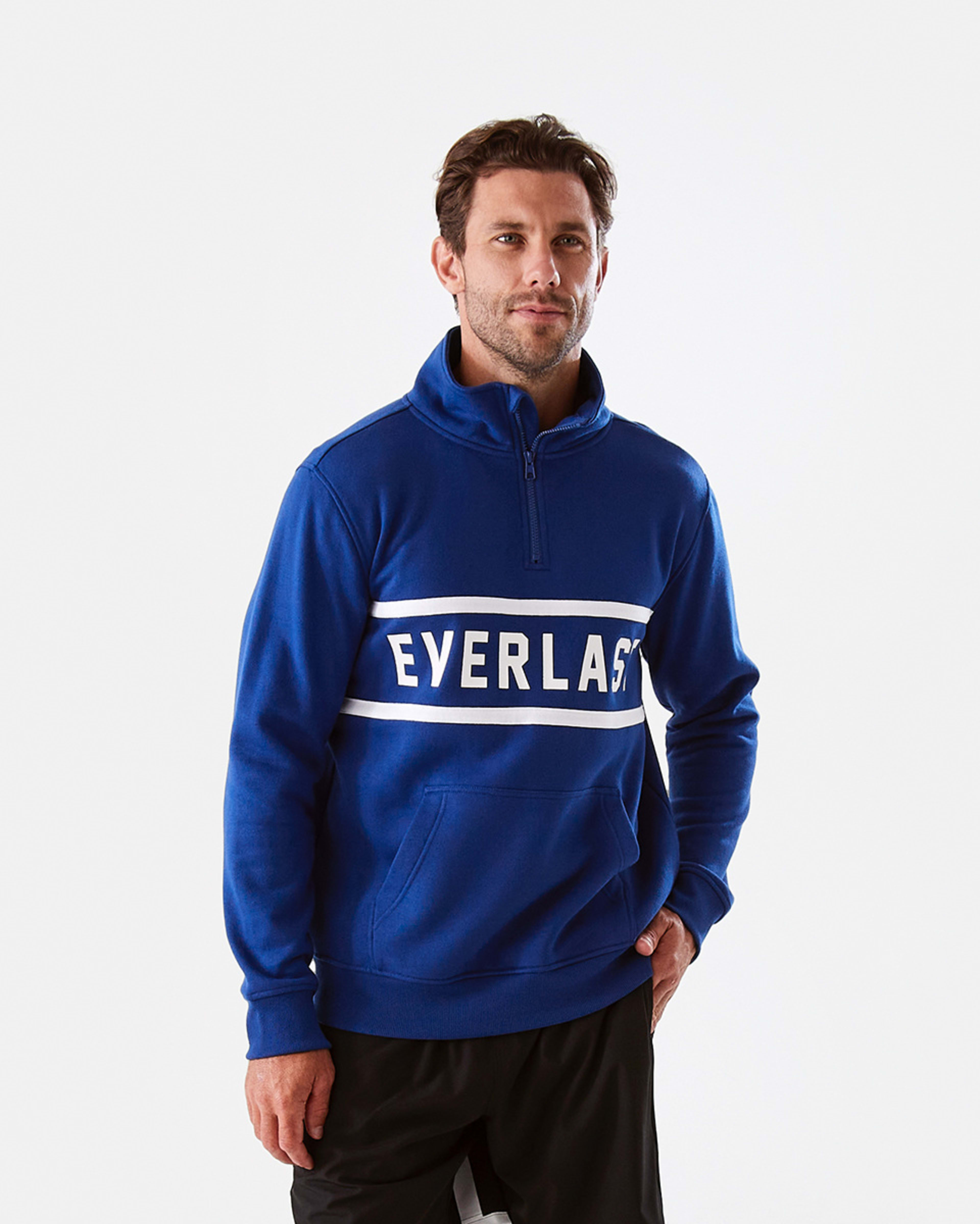Active Everlast Mens Quarter Zip Sweatshirt Kmart