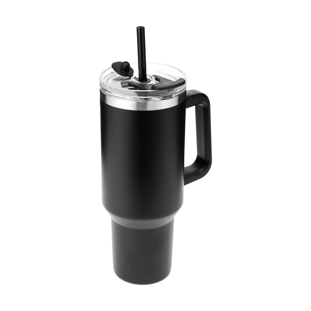 1.18l Black Jumbo Tumbler With Handle - Kmart