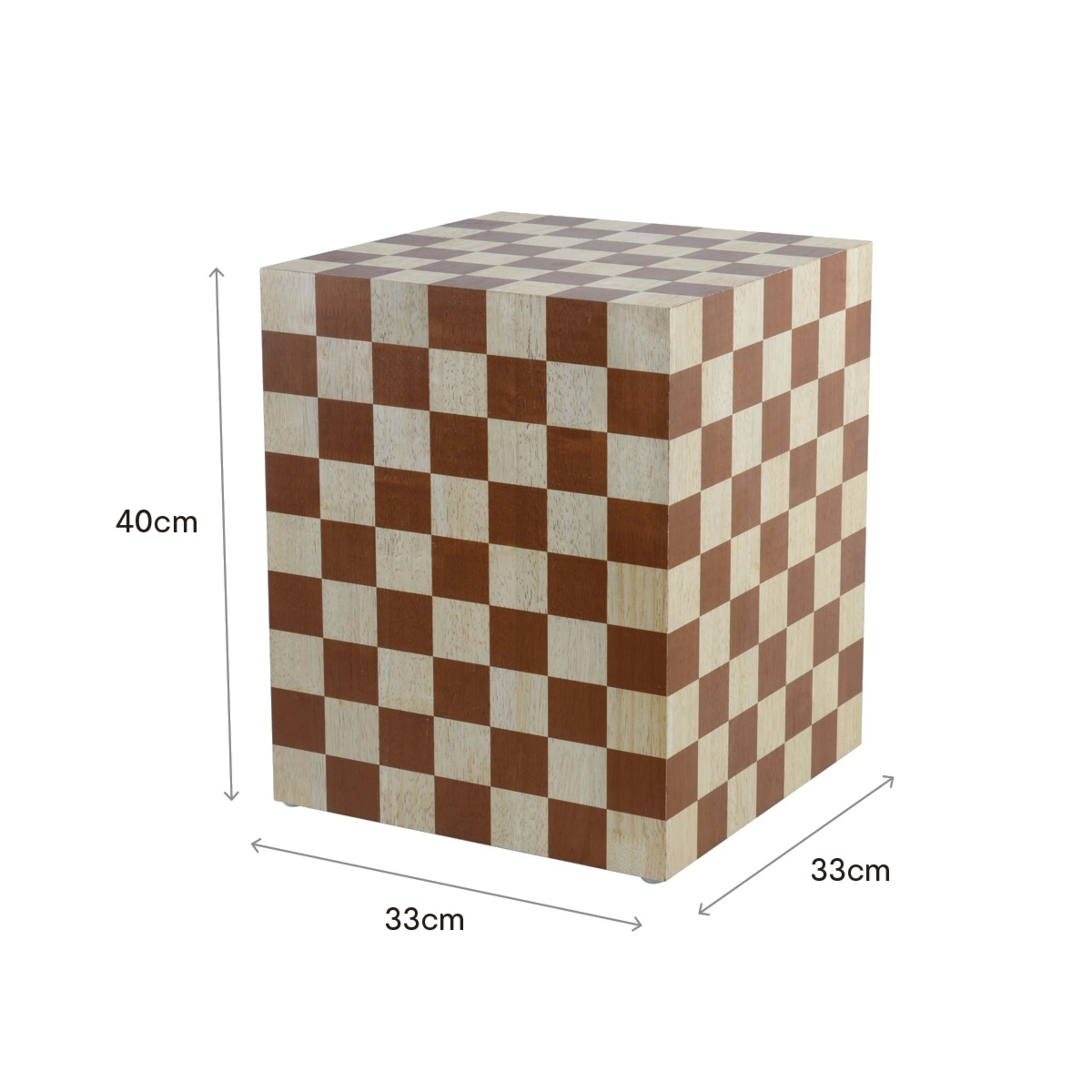 9 Checker Side Table, 9 of 10