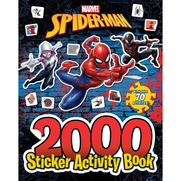 Marvel Spider-Man 2000 Sticker Activity Book - Kmart