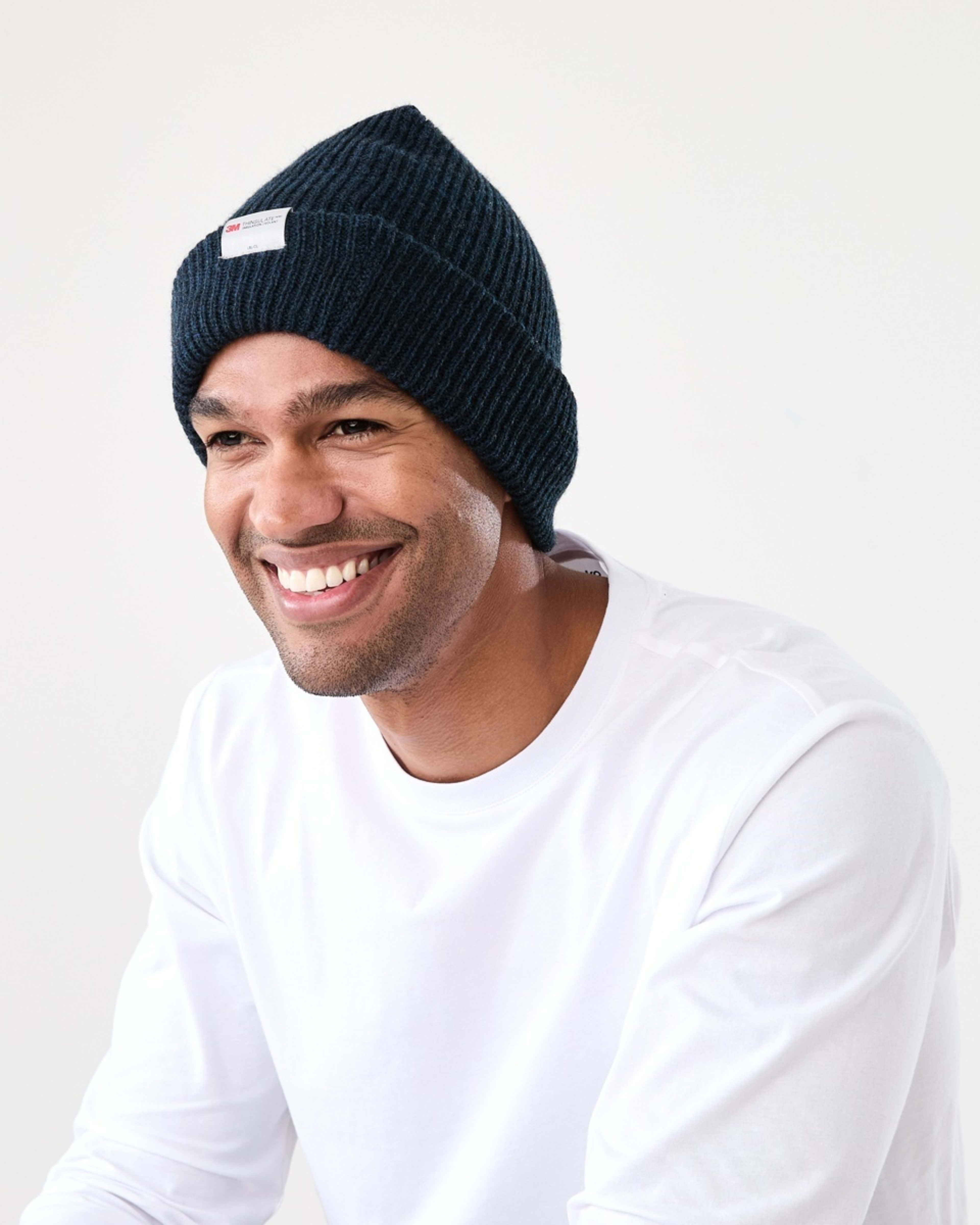 4 Thinsulate Beanie Navy Marle, 4 of 4