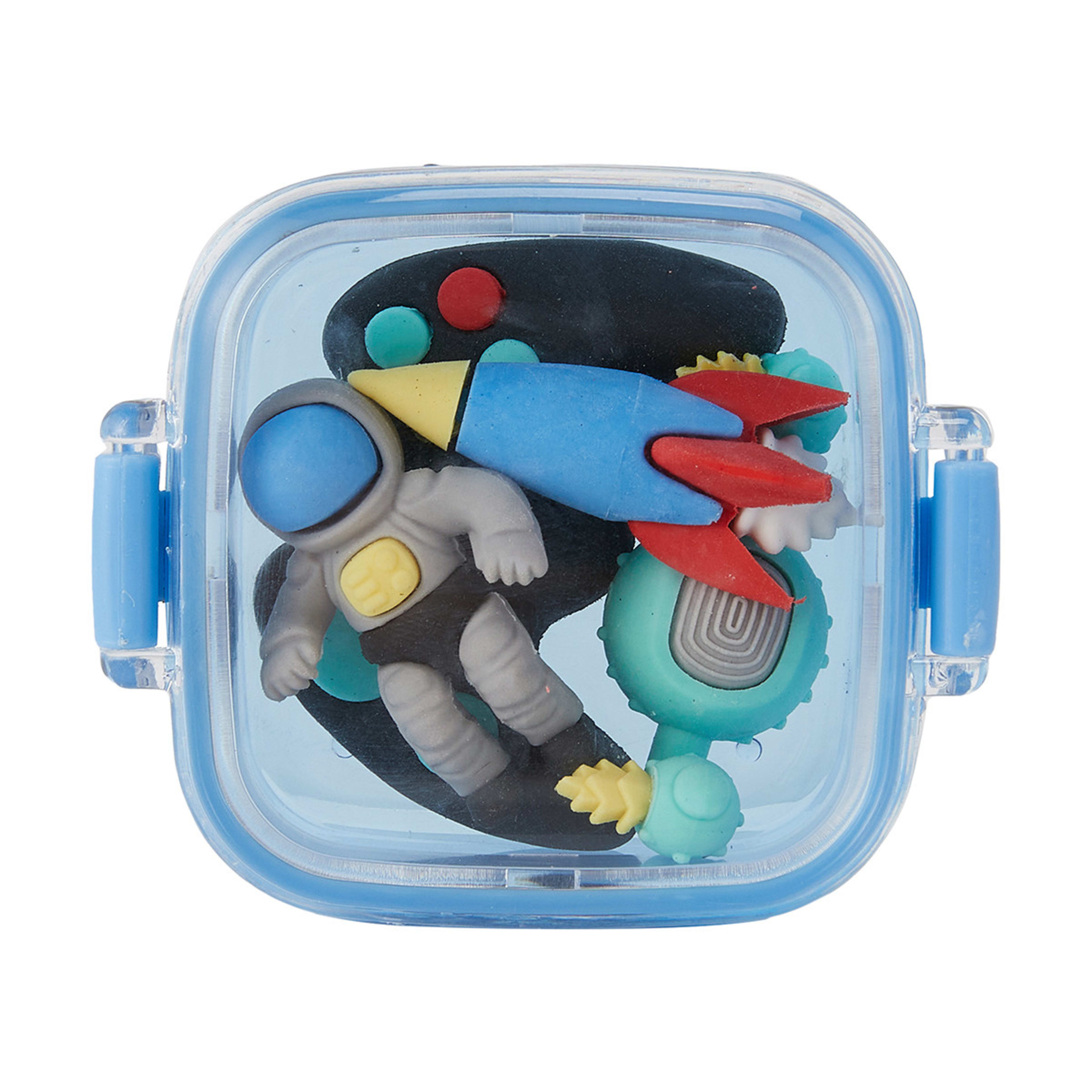 5 Pack 3D Erasers Kmart