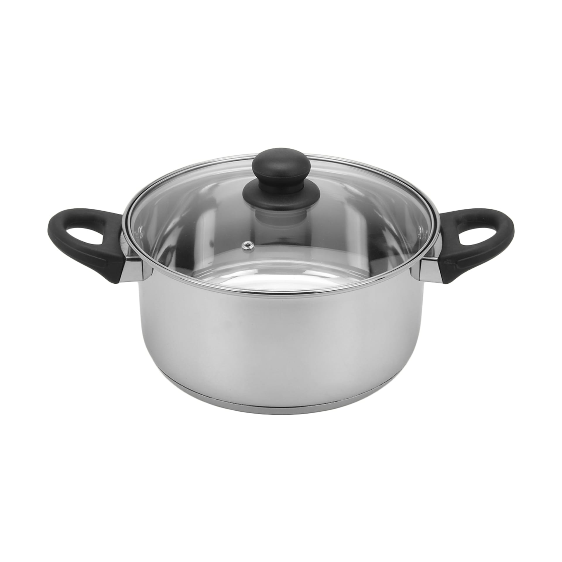 24cm Stainless Steel Casserole Dish with Lid Kmart