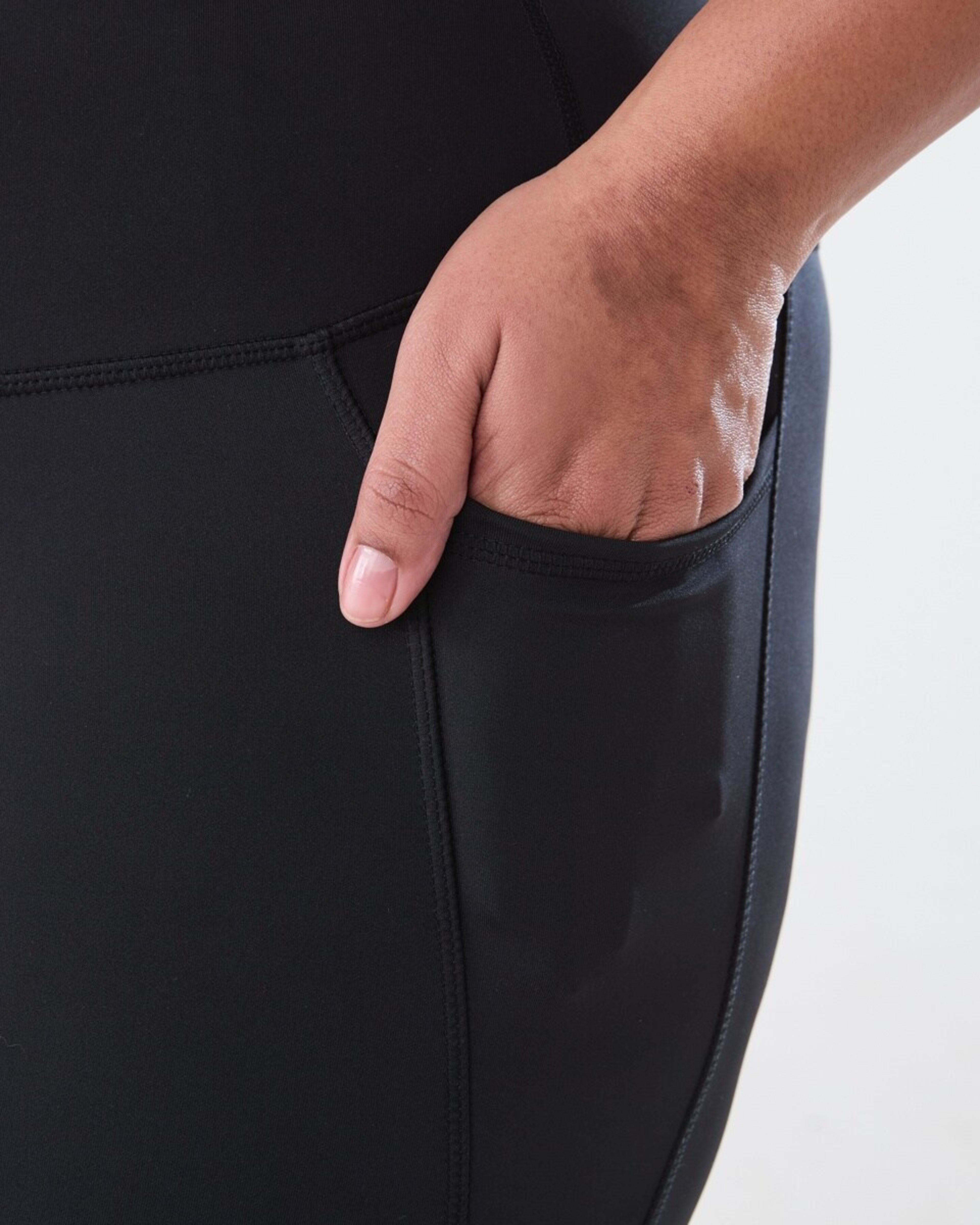 4 Curve Crop Leggings BLACK, 4 of 5