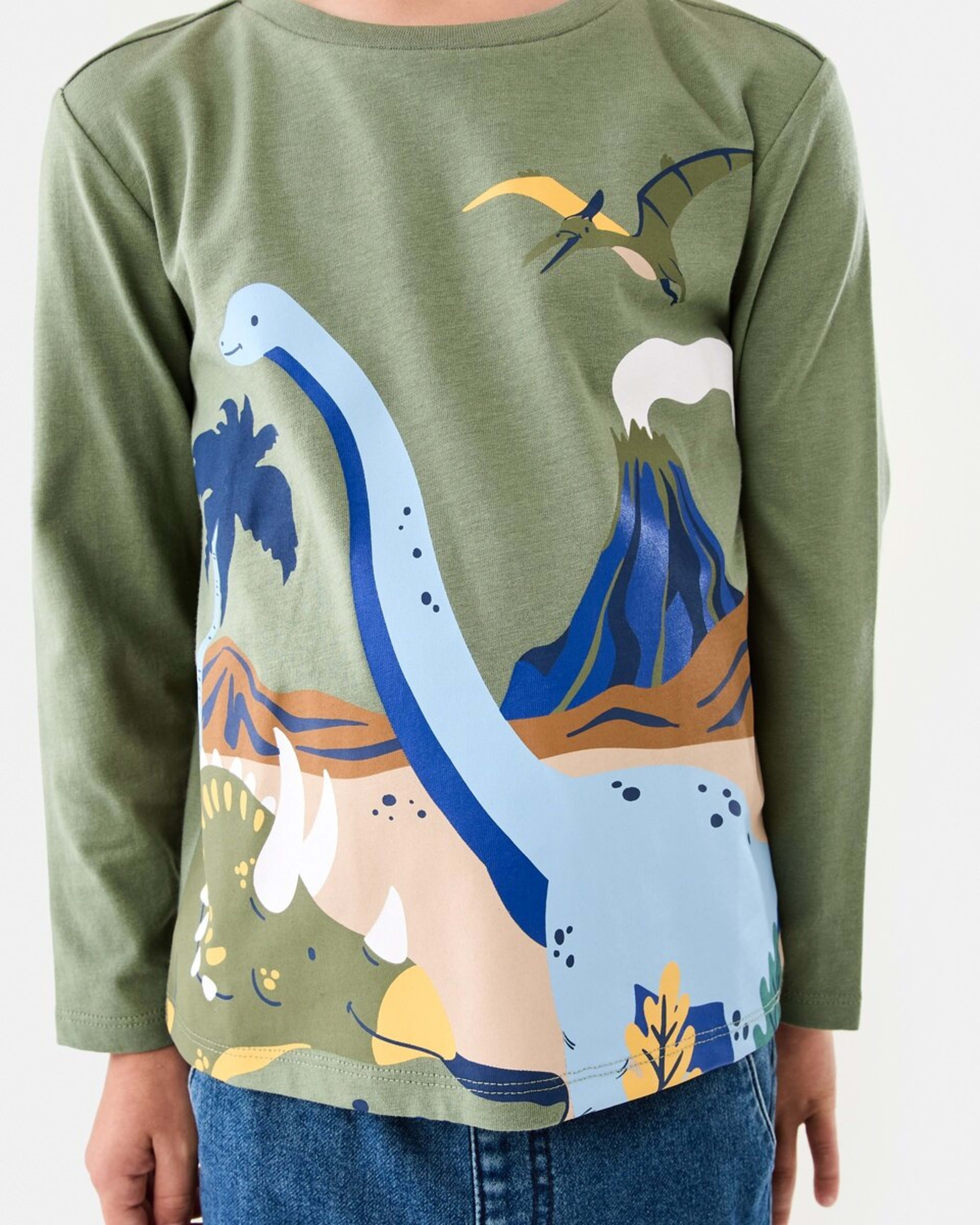 4 Long Sleeve Print T-shirt Gre Dinola, 4 of 8