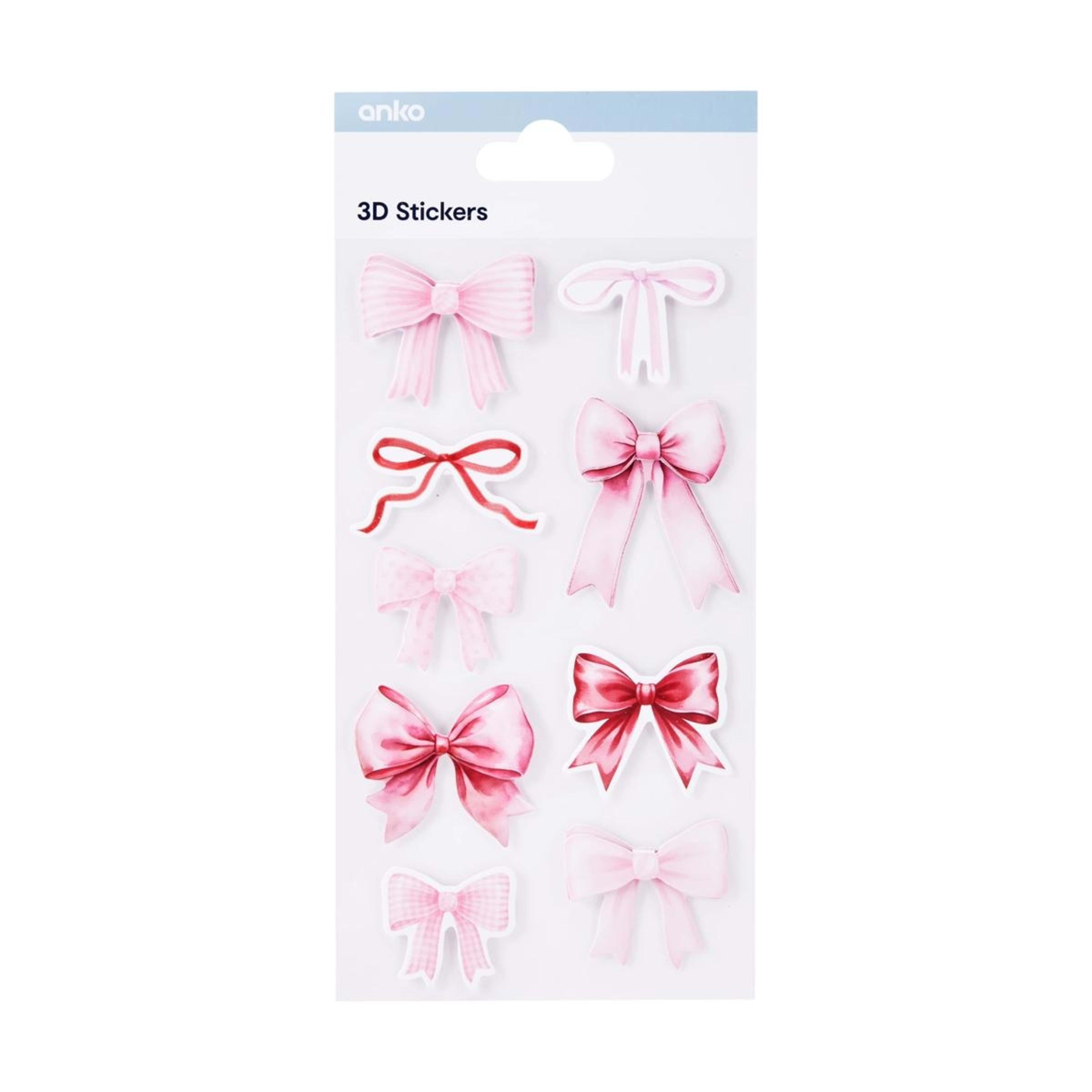1 3D Stickers - Bow