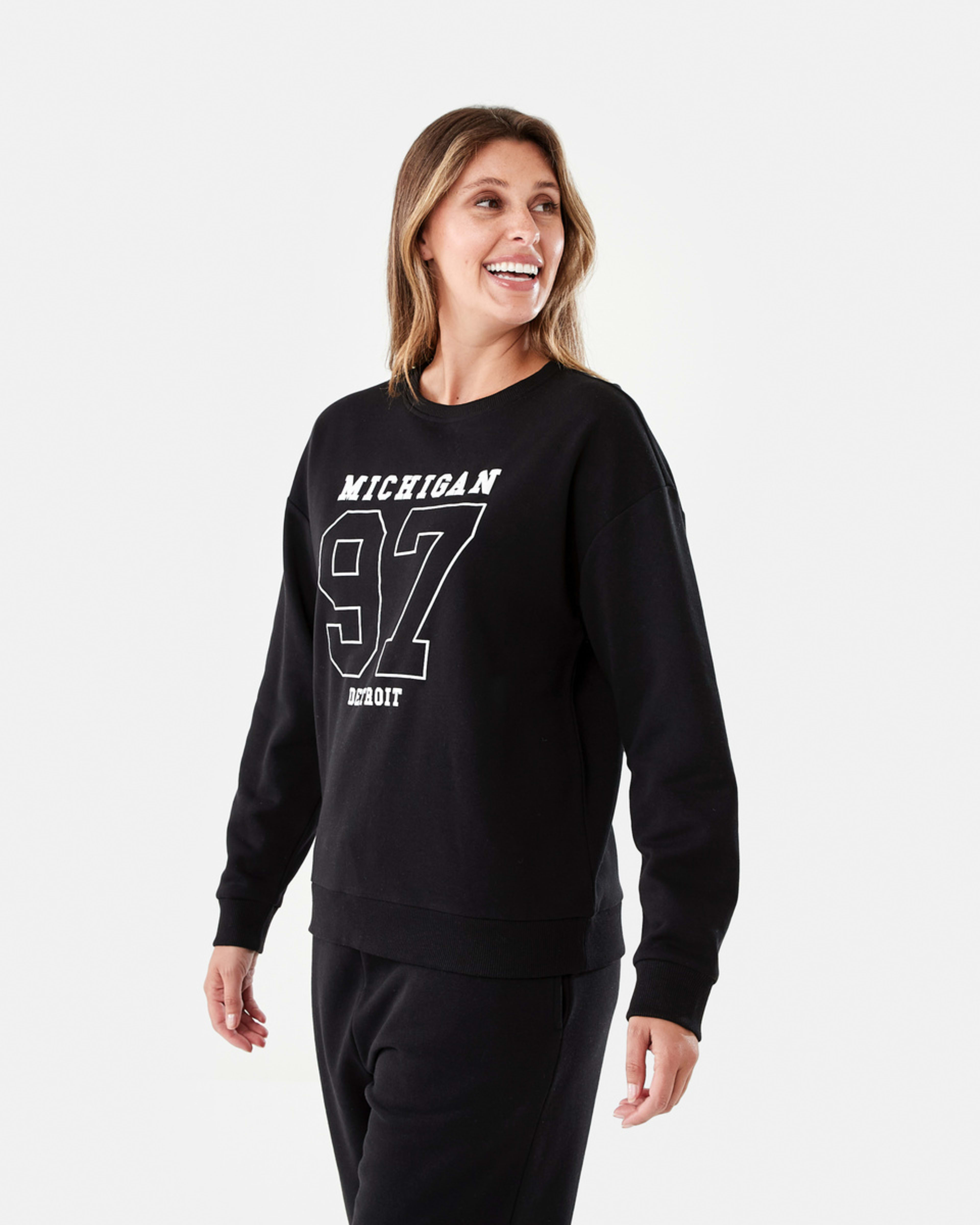 2 Long Sleeve Print Sweatshirt 97 Michgn, 2 of 6