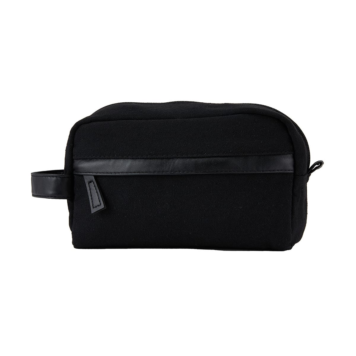 Canvas Washbag - Black - Kmart NZ