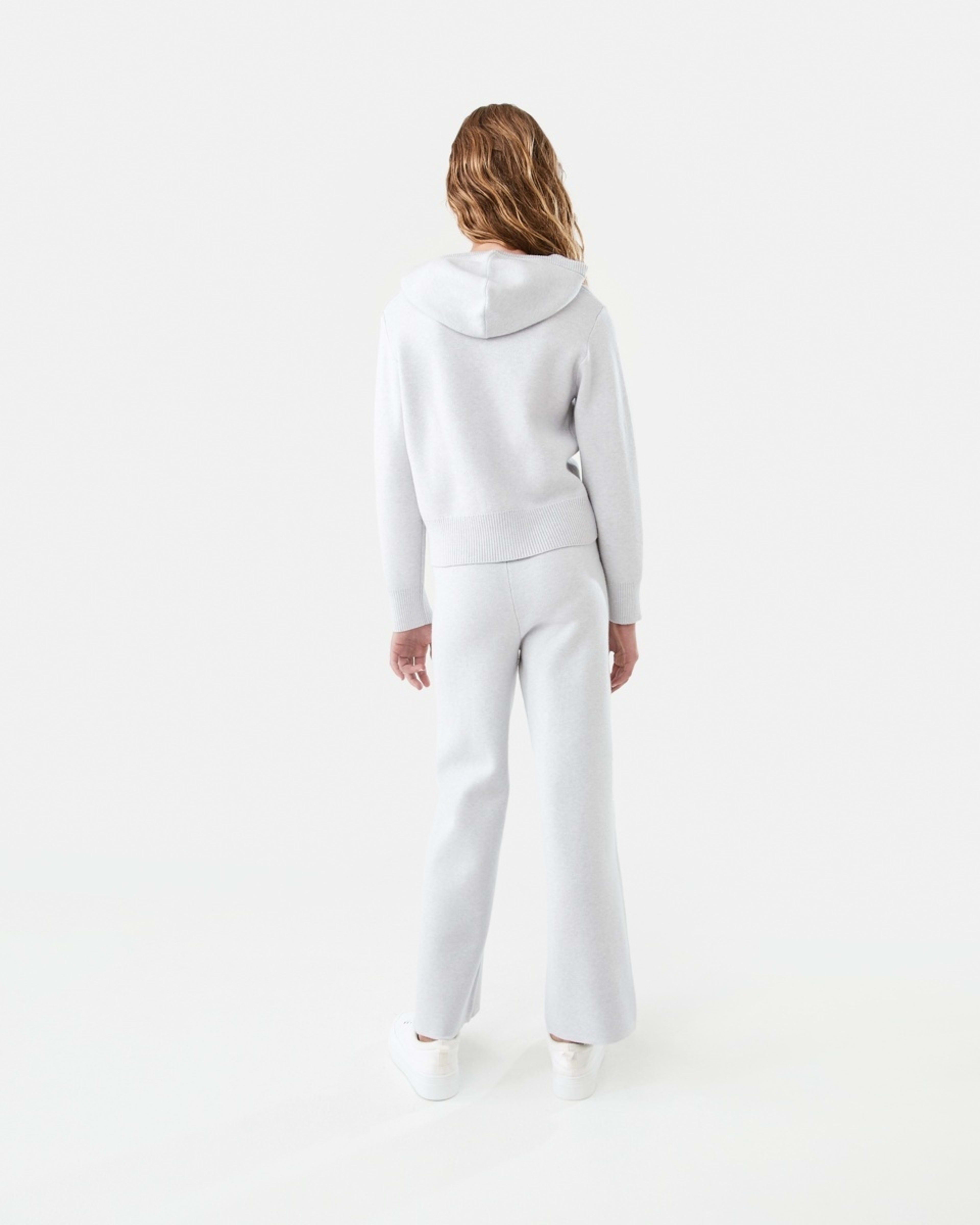 5 Bonded Knit Pants Light Grey Marle, 5 of 7