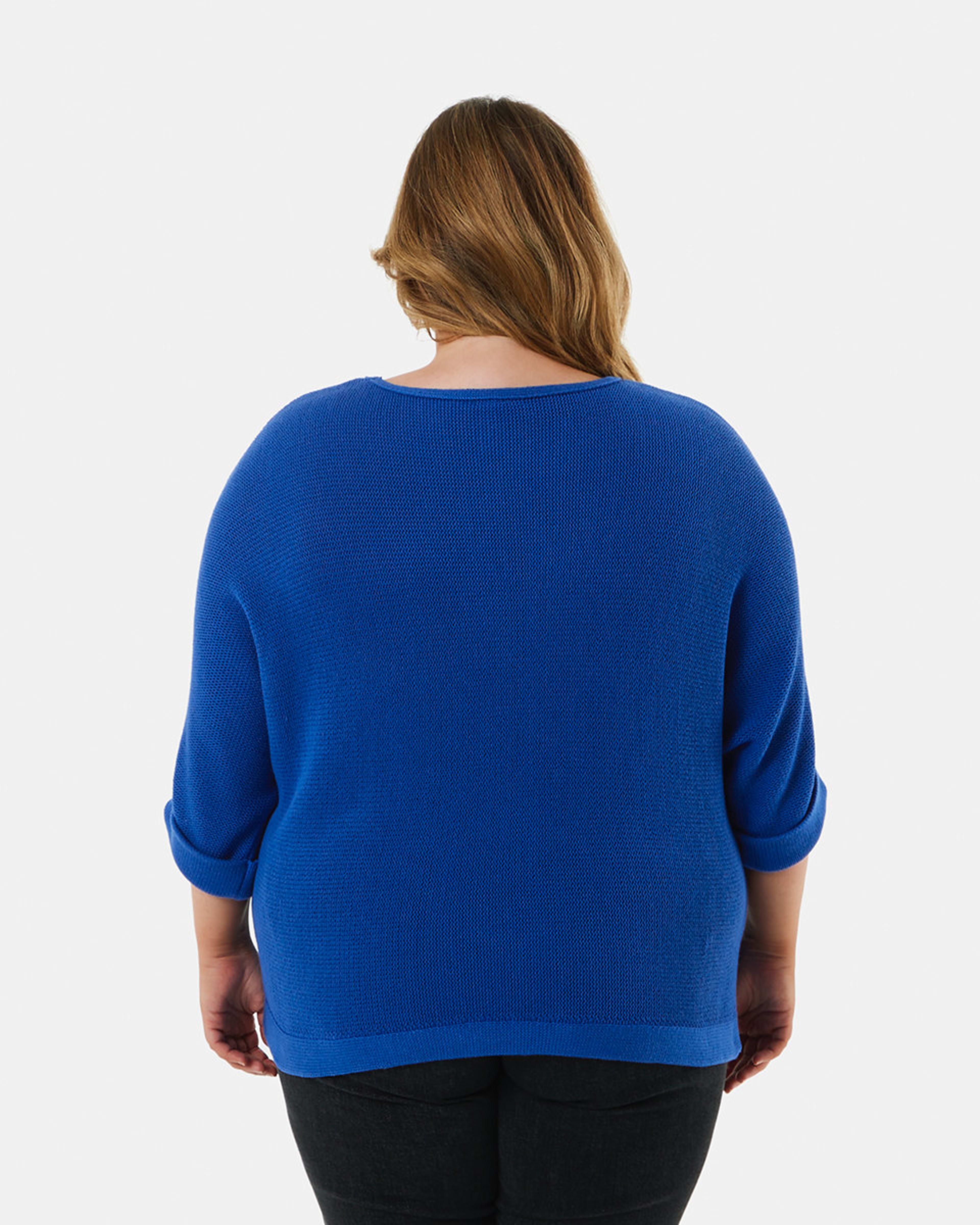 Curve Long Dolman Sleeve Knit Jumper Kmart
