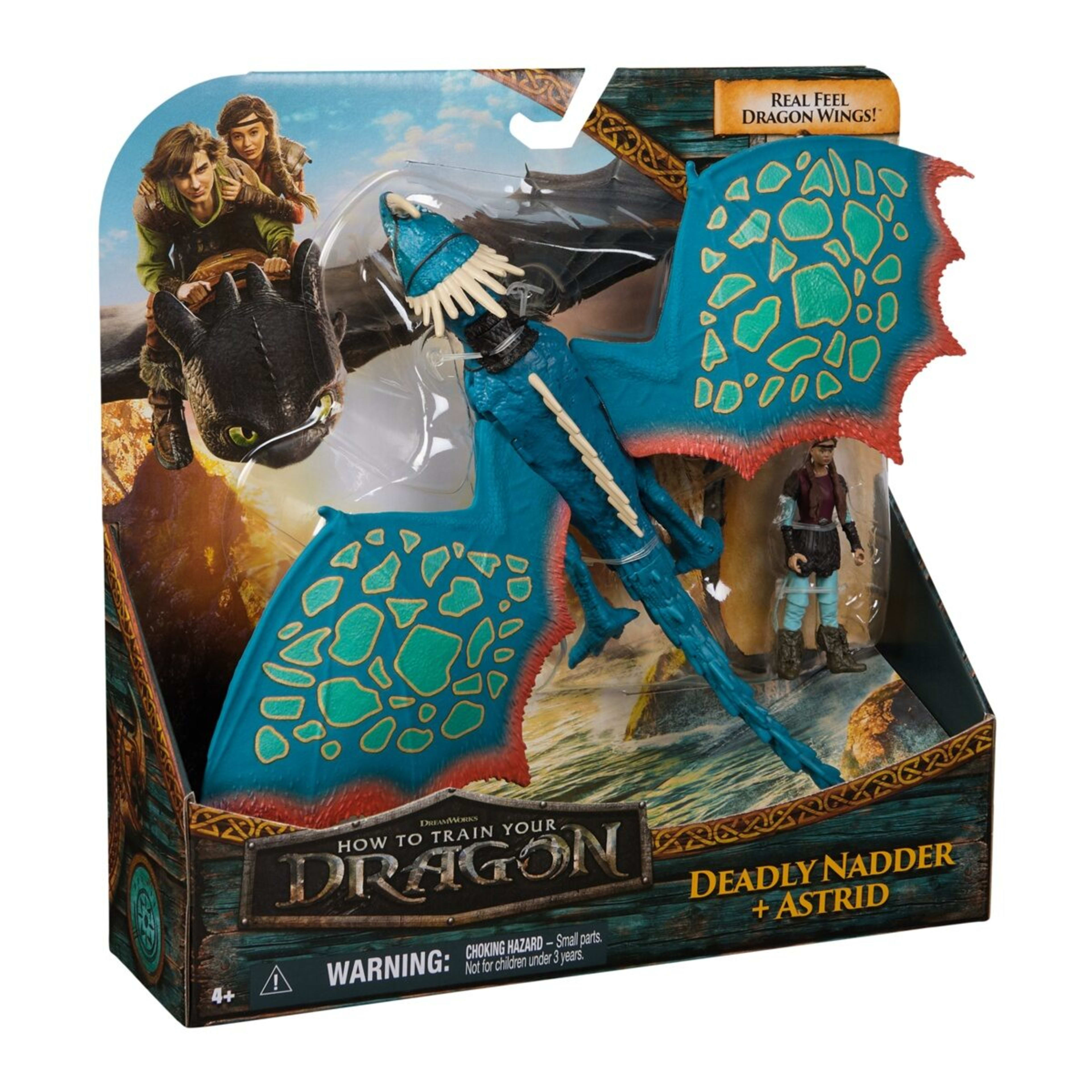 9 How To Train Your Dragon Deadly Nadder and Astrid Action Figure Set, 9 of 9