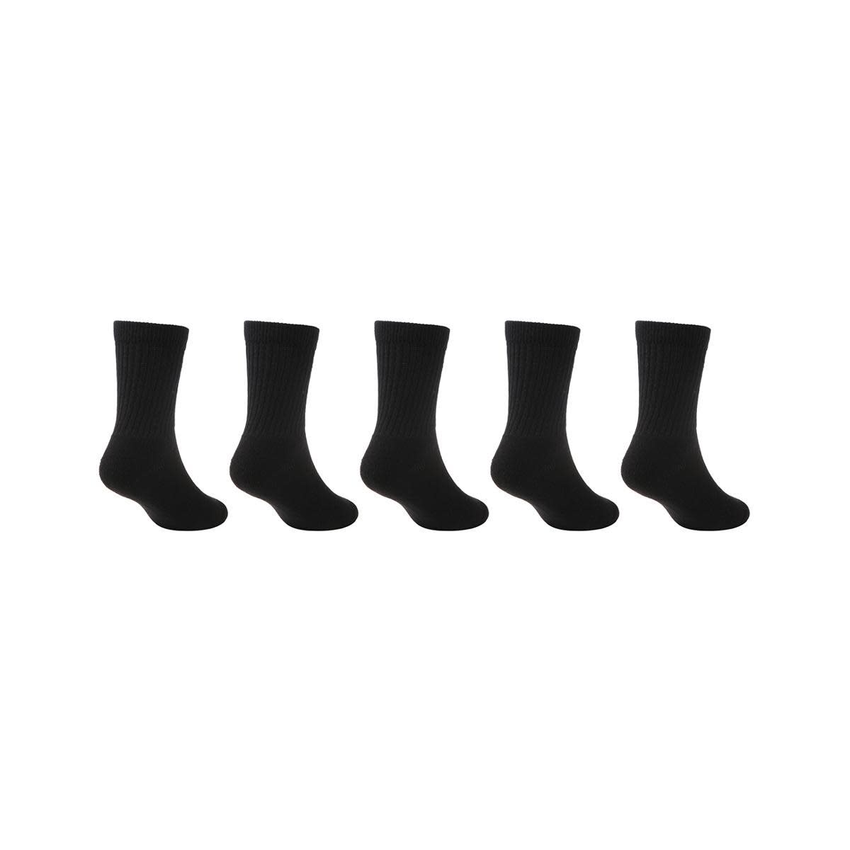 5 Pack Active Kids Sport Crew Socks - Kmart