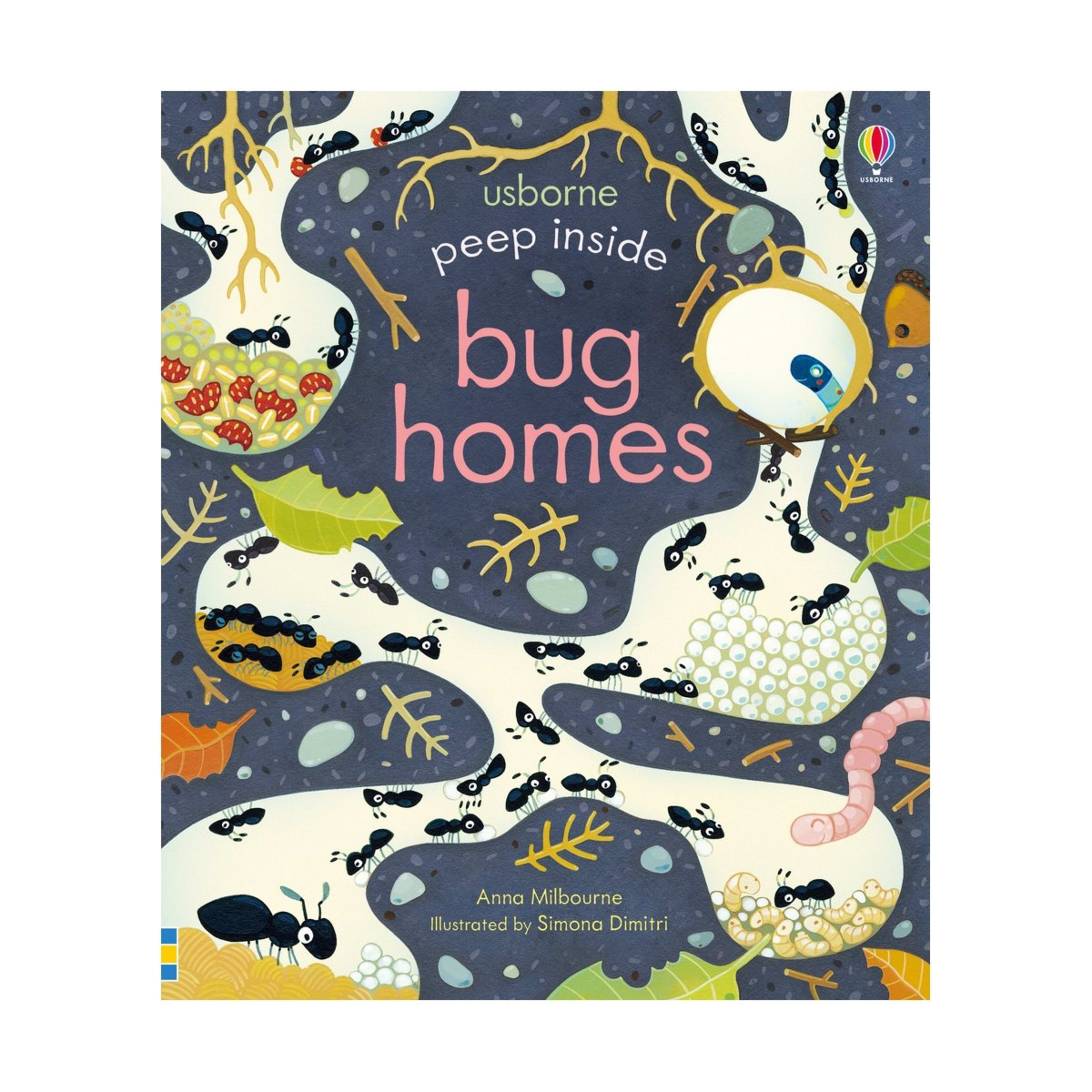 1 Peep Inside Bug Homes by Anna Milbourne - Book