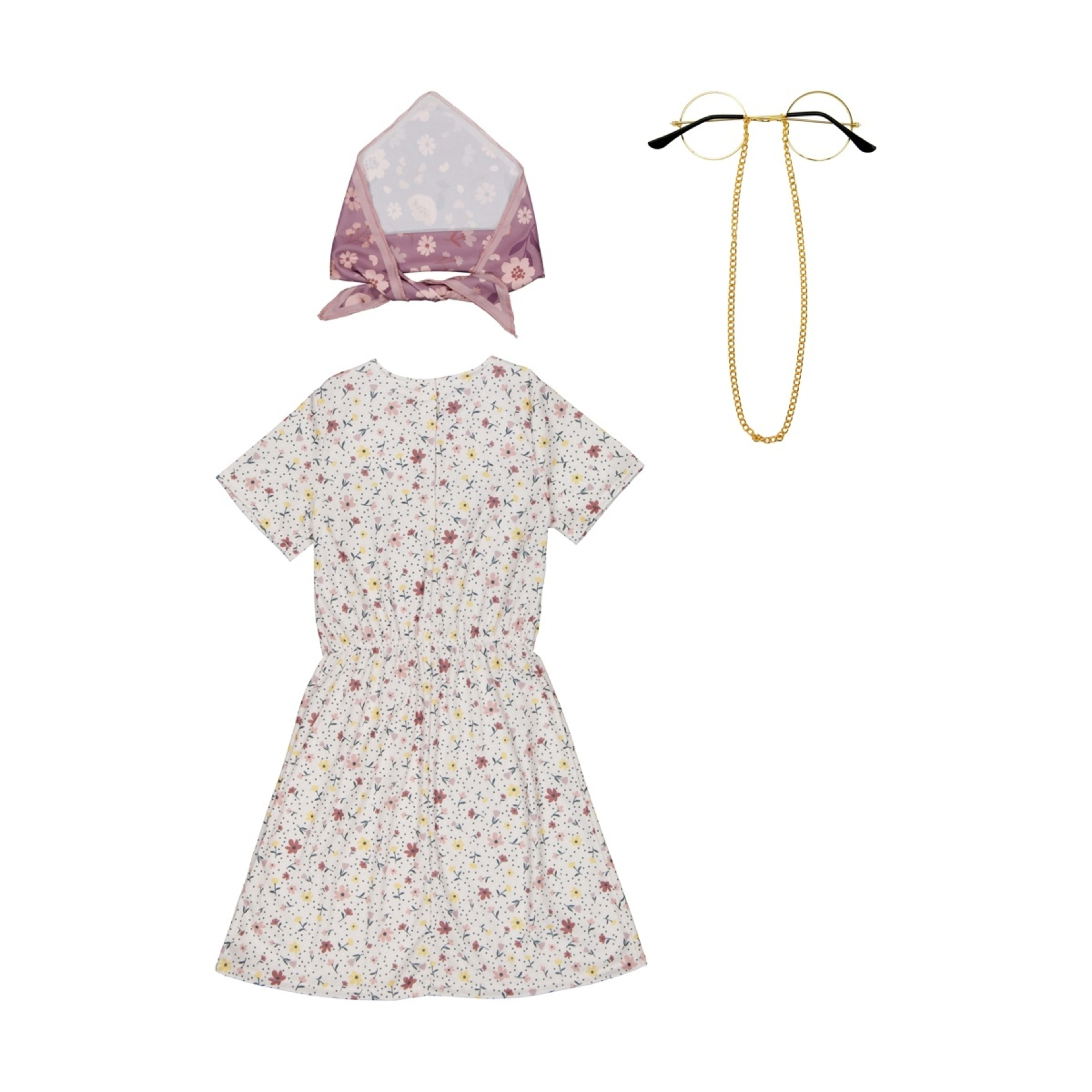 2 3 Piece Old Lady Costume - Ages 4-6, 2 of 4