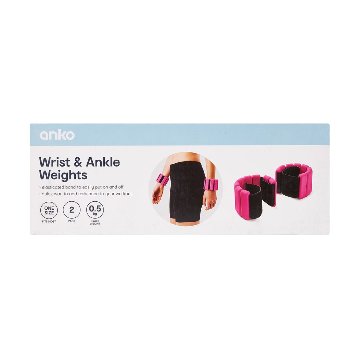 2 Pack Ankle / Wrist Weights Kmart