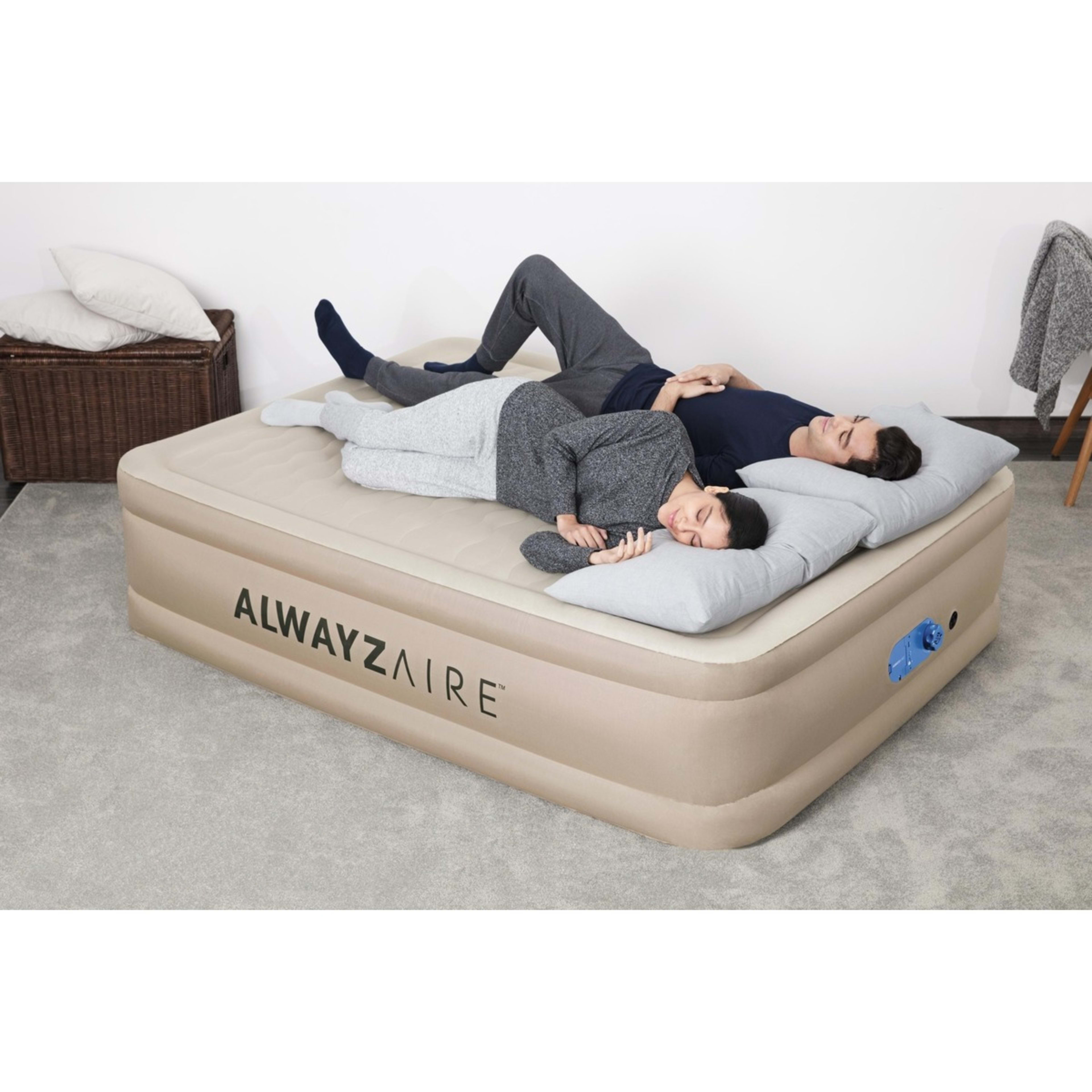 AlwayzAire Airbed with Builtin Pump Queen Size Kmart