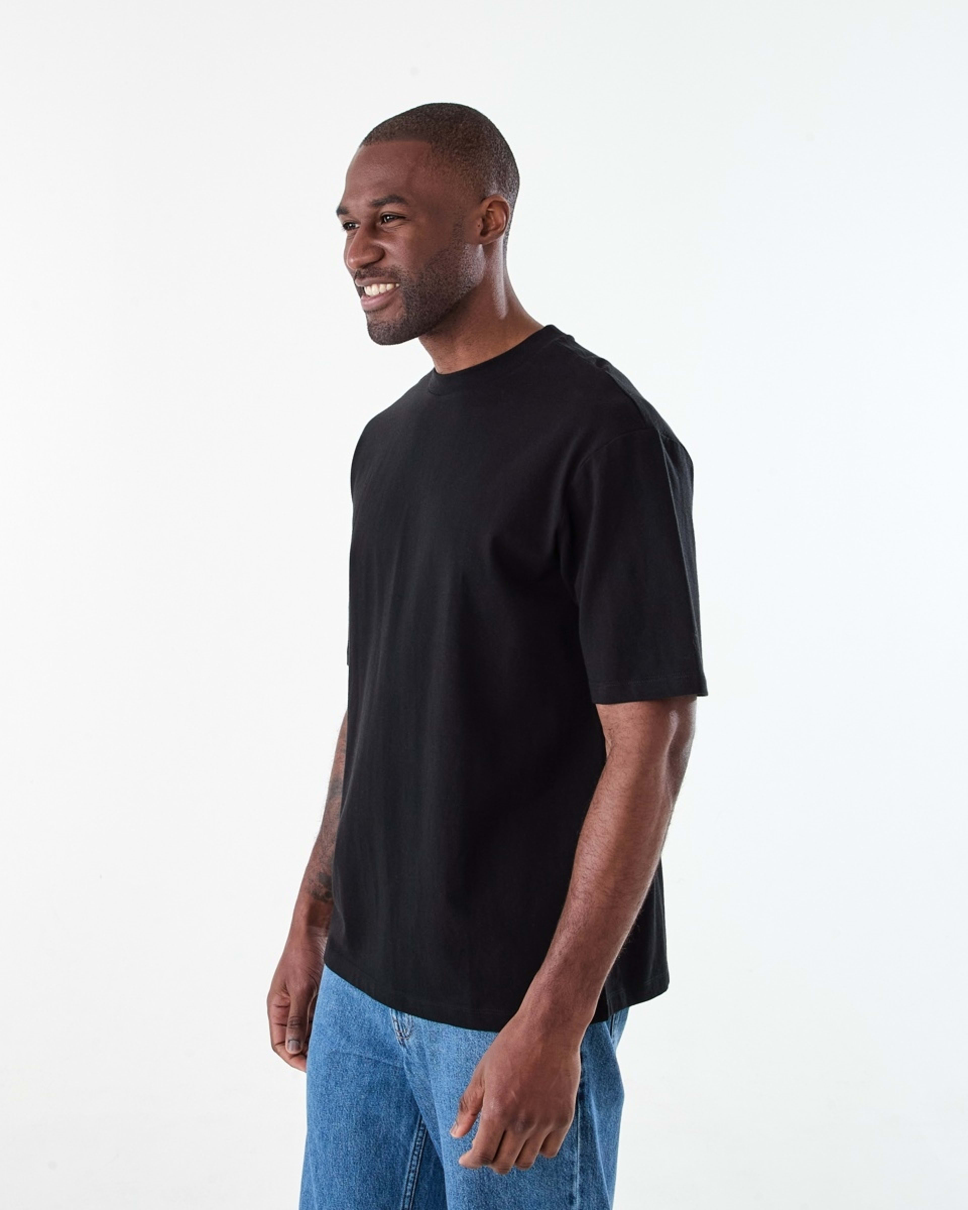 2 Oversized Heavyweight T-shirt BLACK, 2 of 6