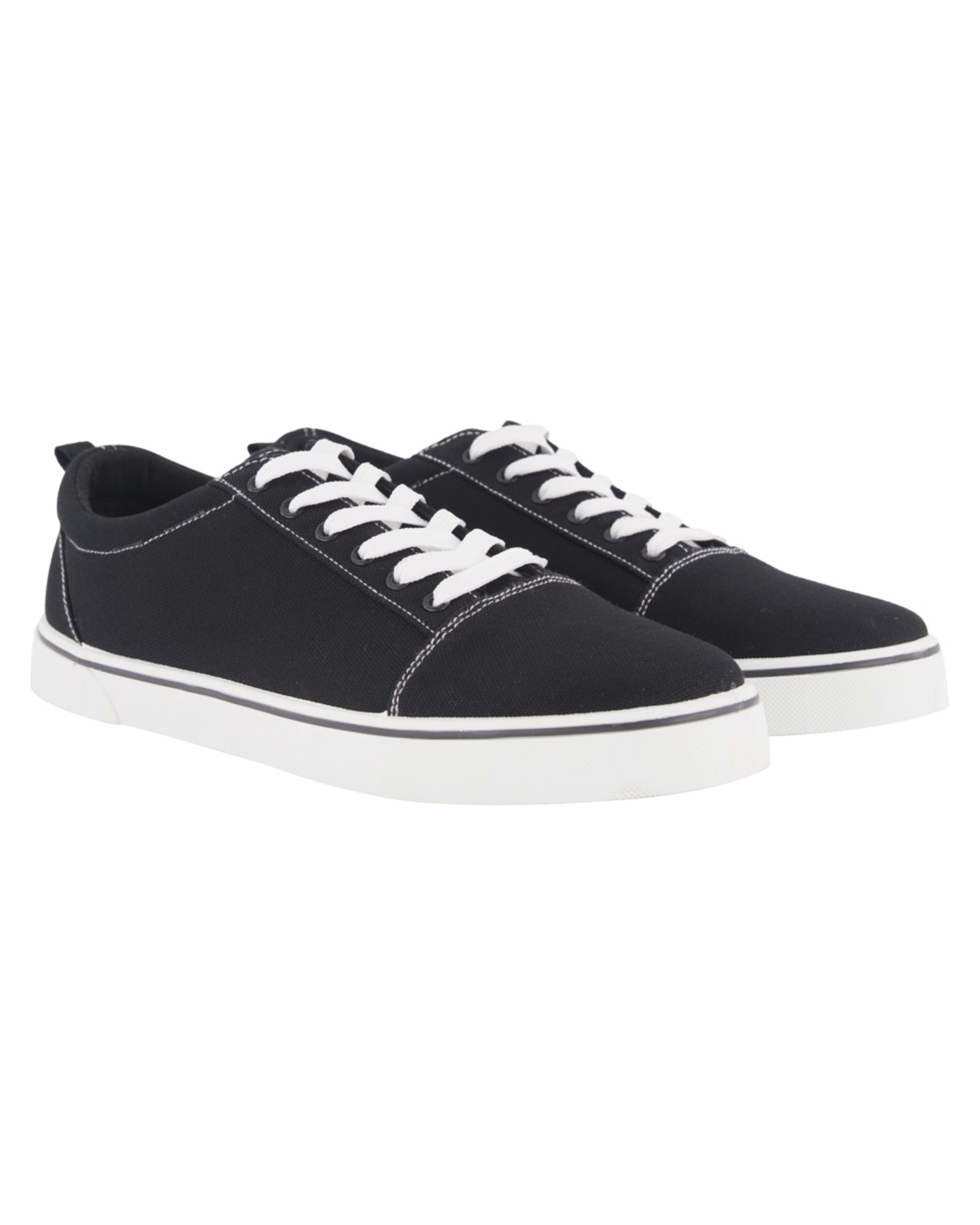 2 Casual Canvas Shoes Black, 2 of 5