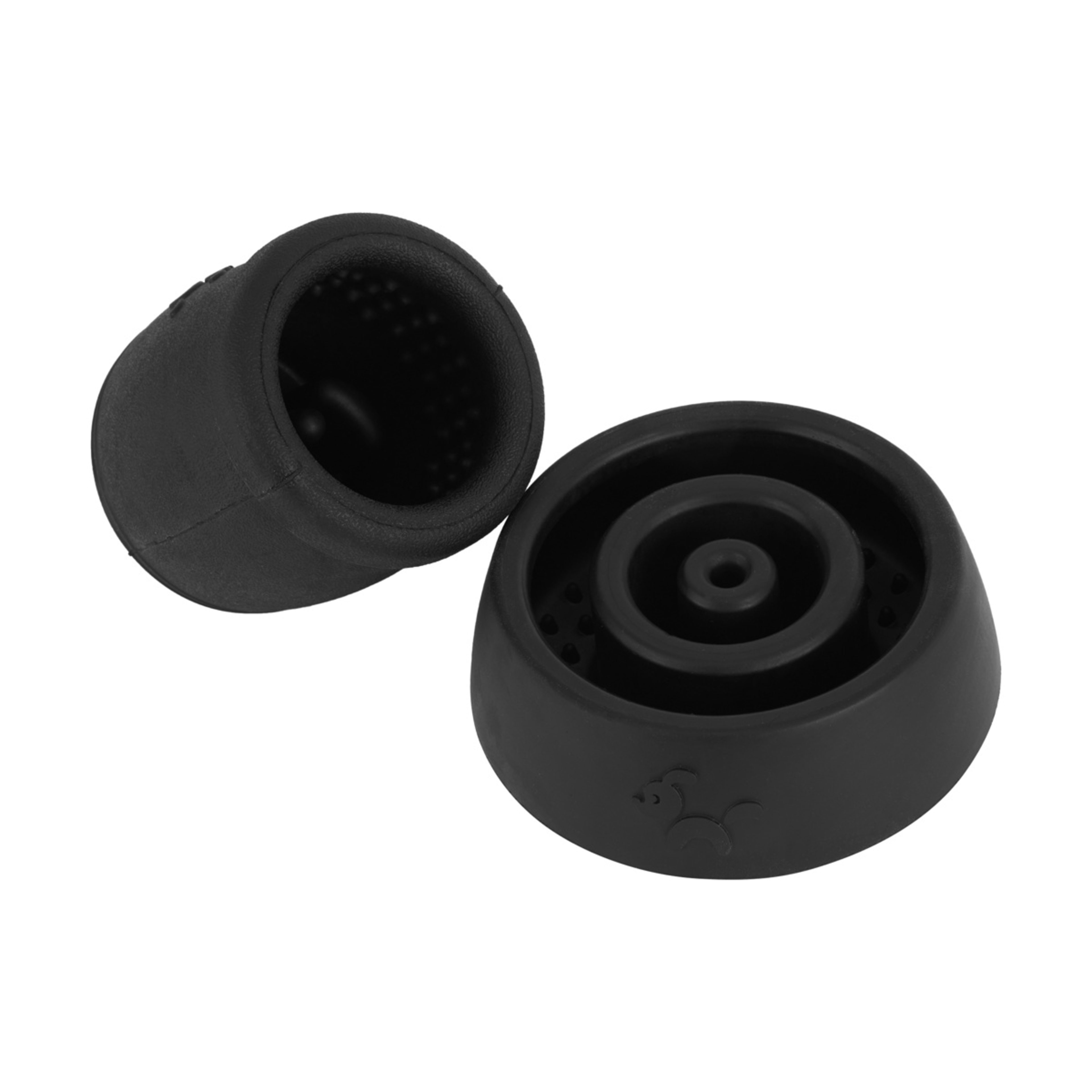 2 2 Pack Pet Rubber Treat Chew - Black, 2 of 8