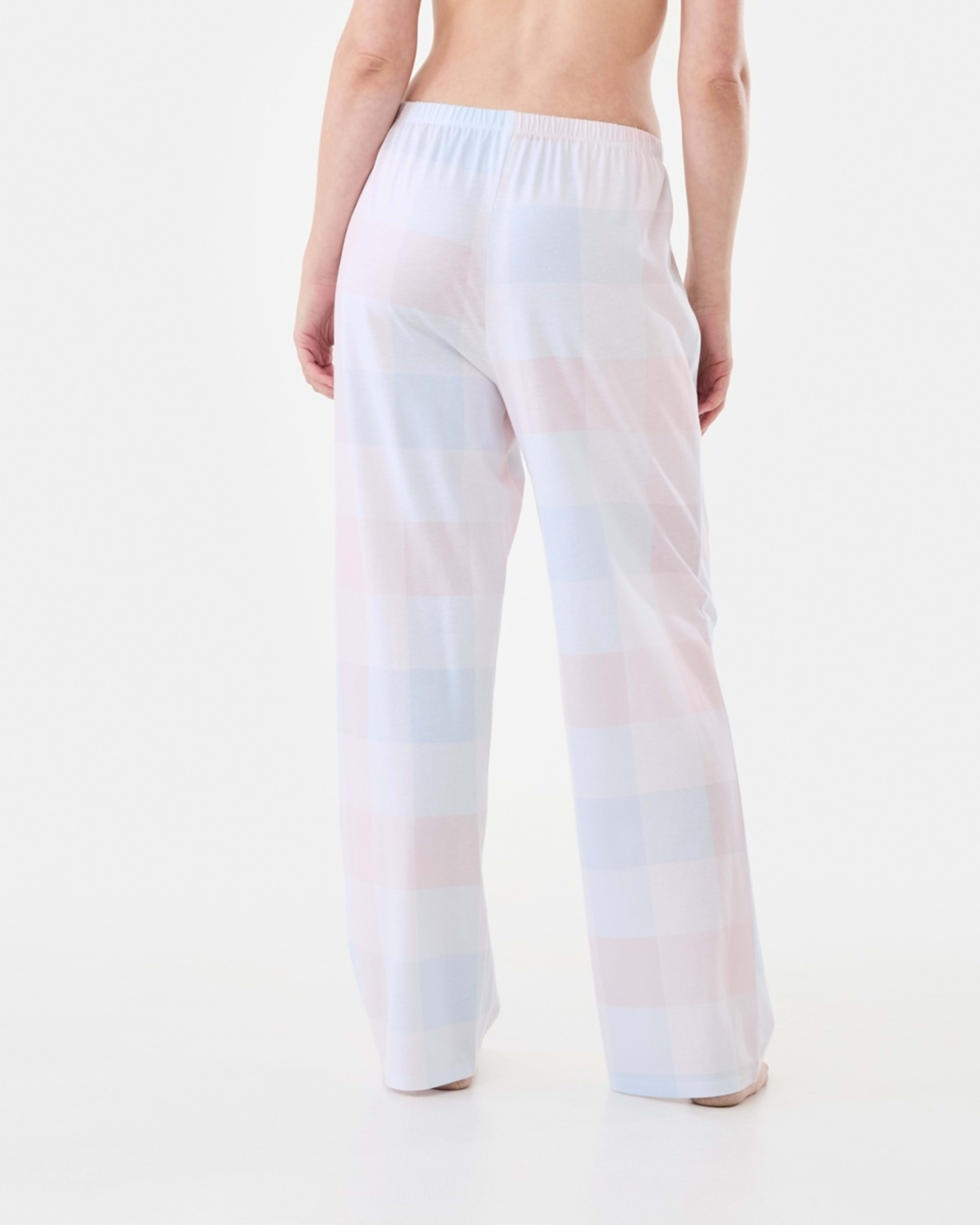 3 Printed Knit Pants Chk Blu Pk, 3 of 5