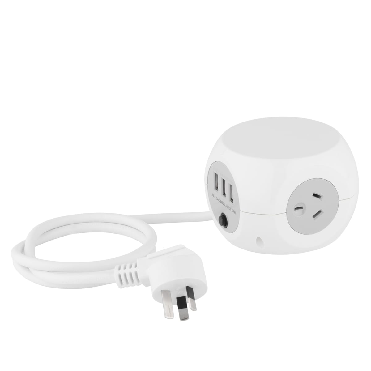 Arlec 3 Outlet Power Cube Board Kmart