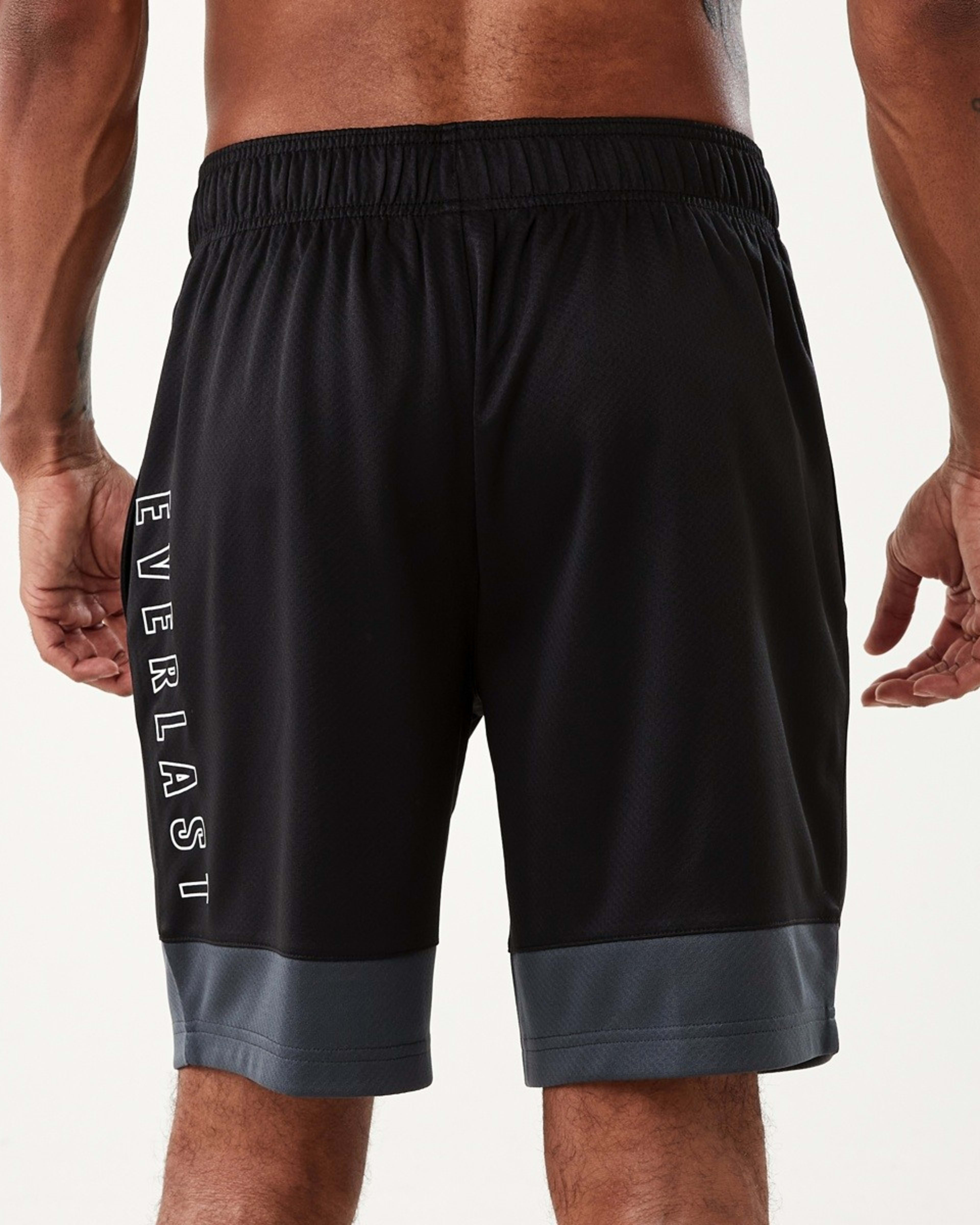 3 Everlast Mens Mesh Panelled Shorts EVER BLACK, 3 of 7