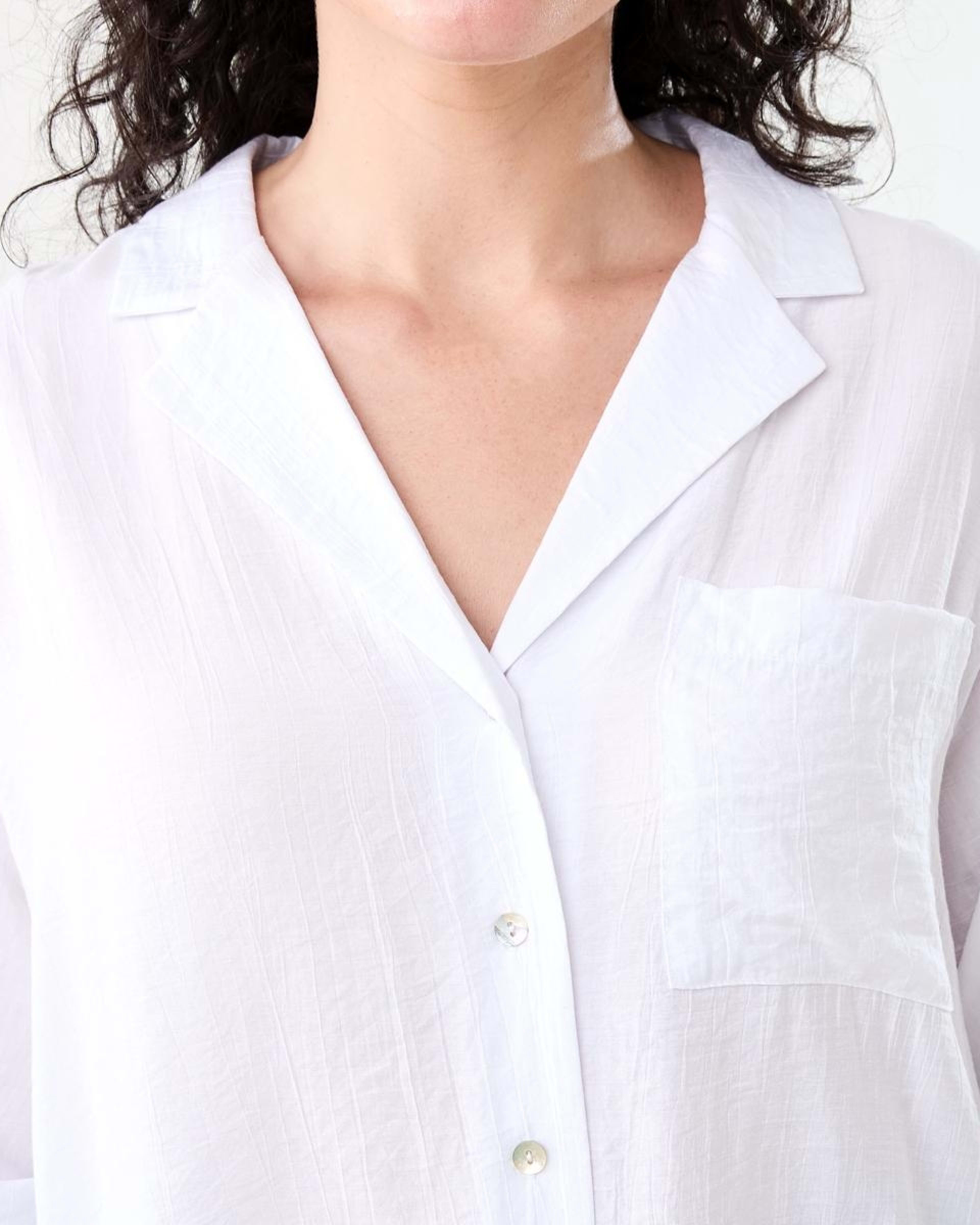 5 Short Sleeve Dolman Shirt WHITE, 5 of 7