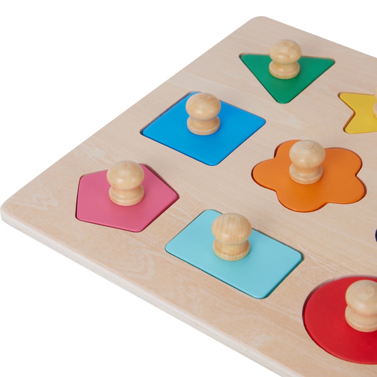 Wooden Shape Puzzle Kmart