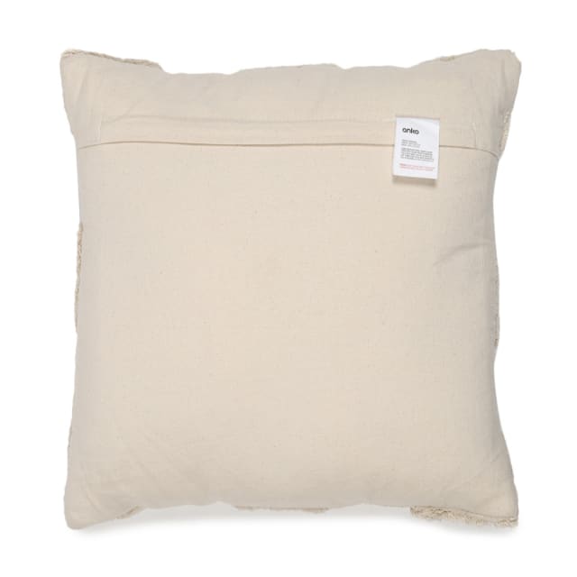 43cm Check Cushion Natural Kmart NZ